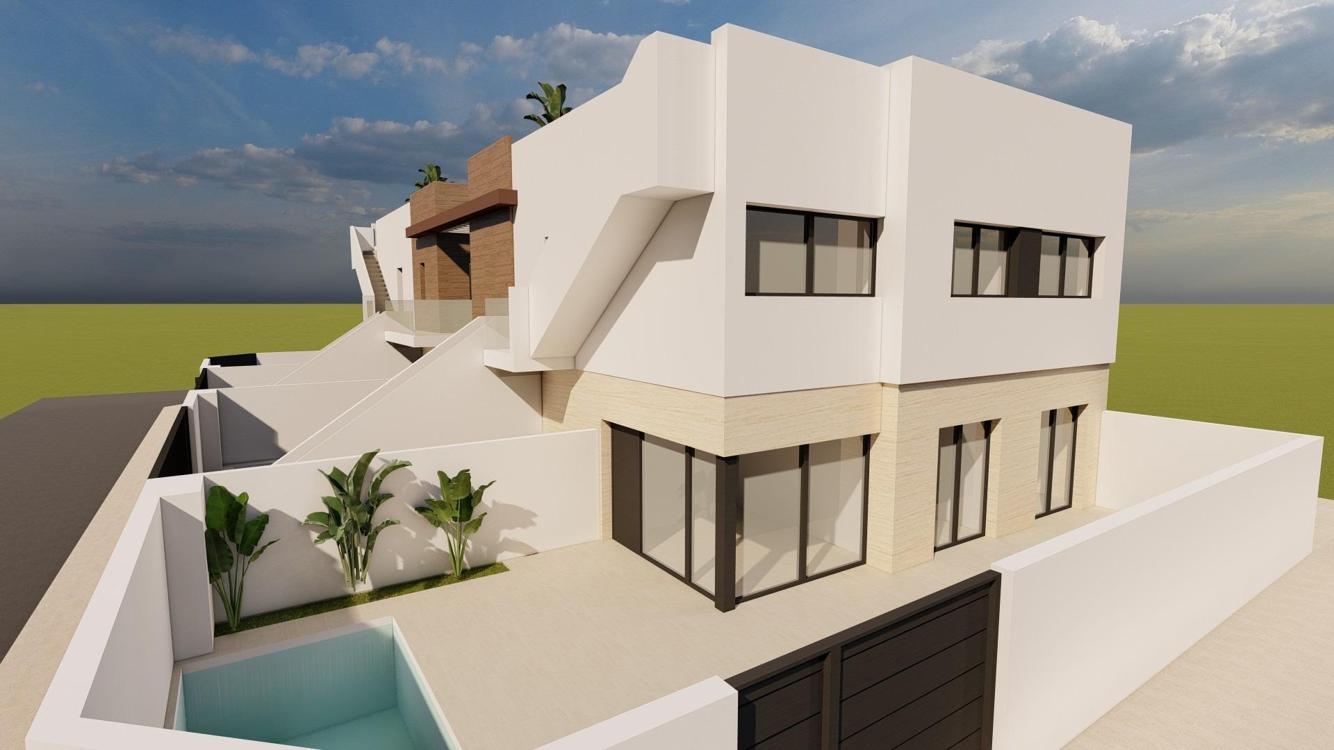 Bungalow Obra Nueva en Lo Pagán (San Pedro del Pinatar) - 2 Dormitorios