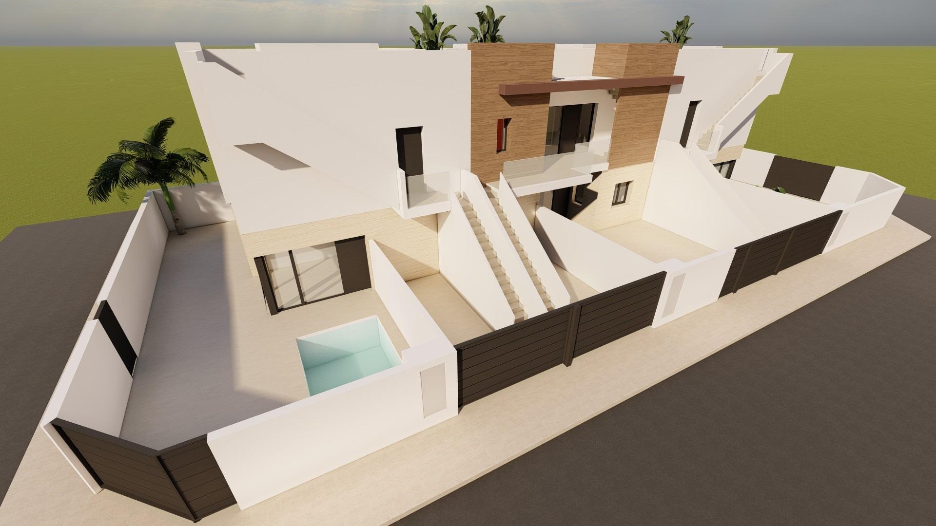Bungalow Obra Nueva en Lo Pagán (San Pedro del Pinatar) - 2 Dormitorios