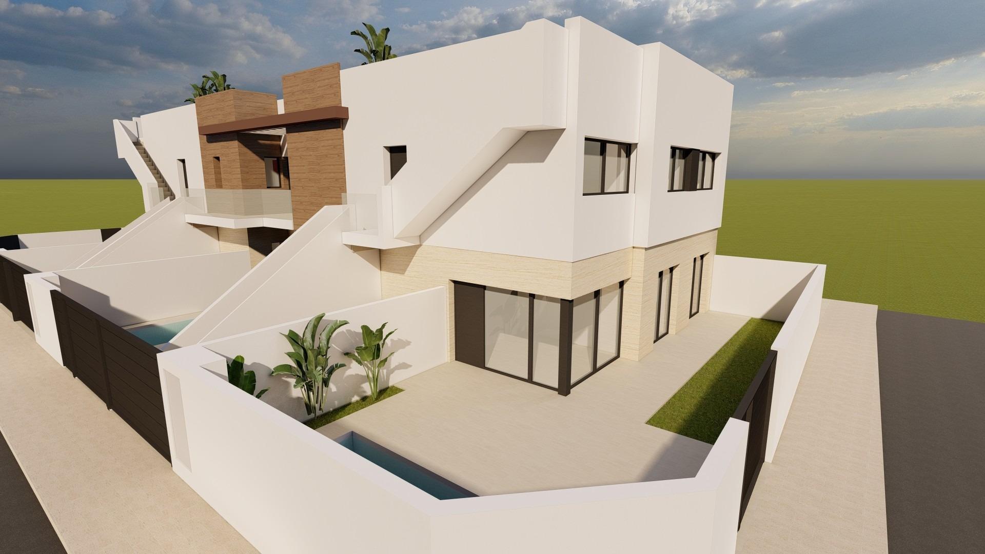 Bungalow Obra Nueva en Lo Pagán (San Pedro del Pinatar) - 2 Dormitorios