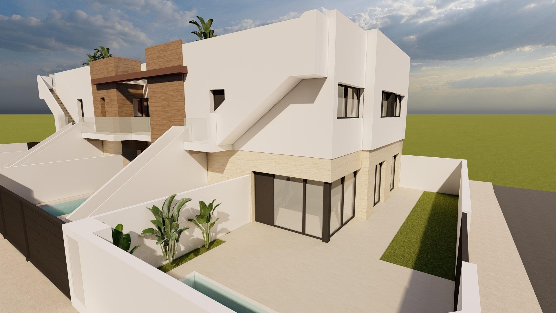 Bungalow Obra Nueva en Lo Pagán (San Pedro del Pinatar) - 2 Dormitorios