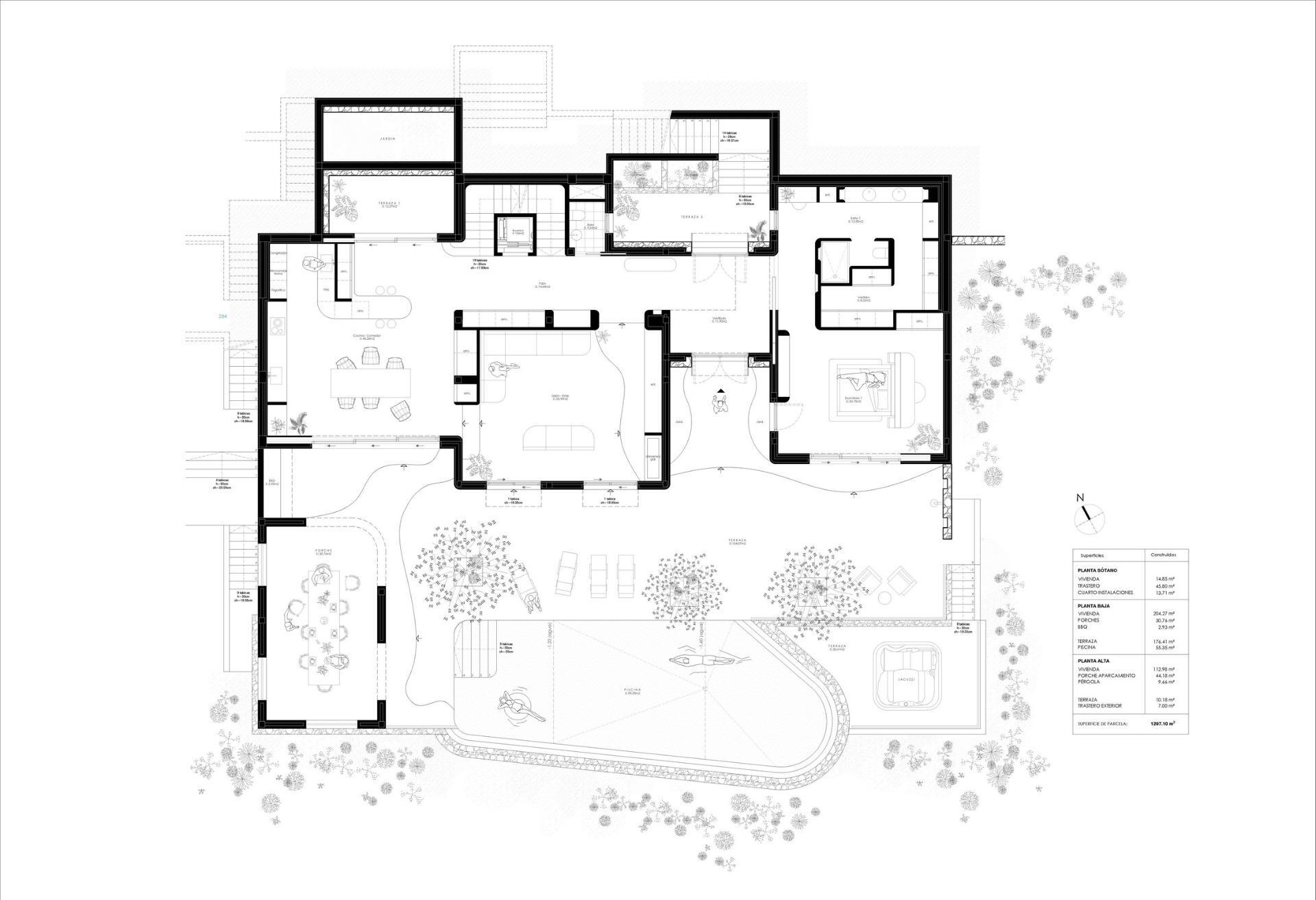 Villa Obra Nueva en Altea Hills con Piscina y Vistas al Mar — 4 Dorm