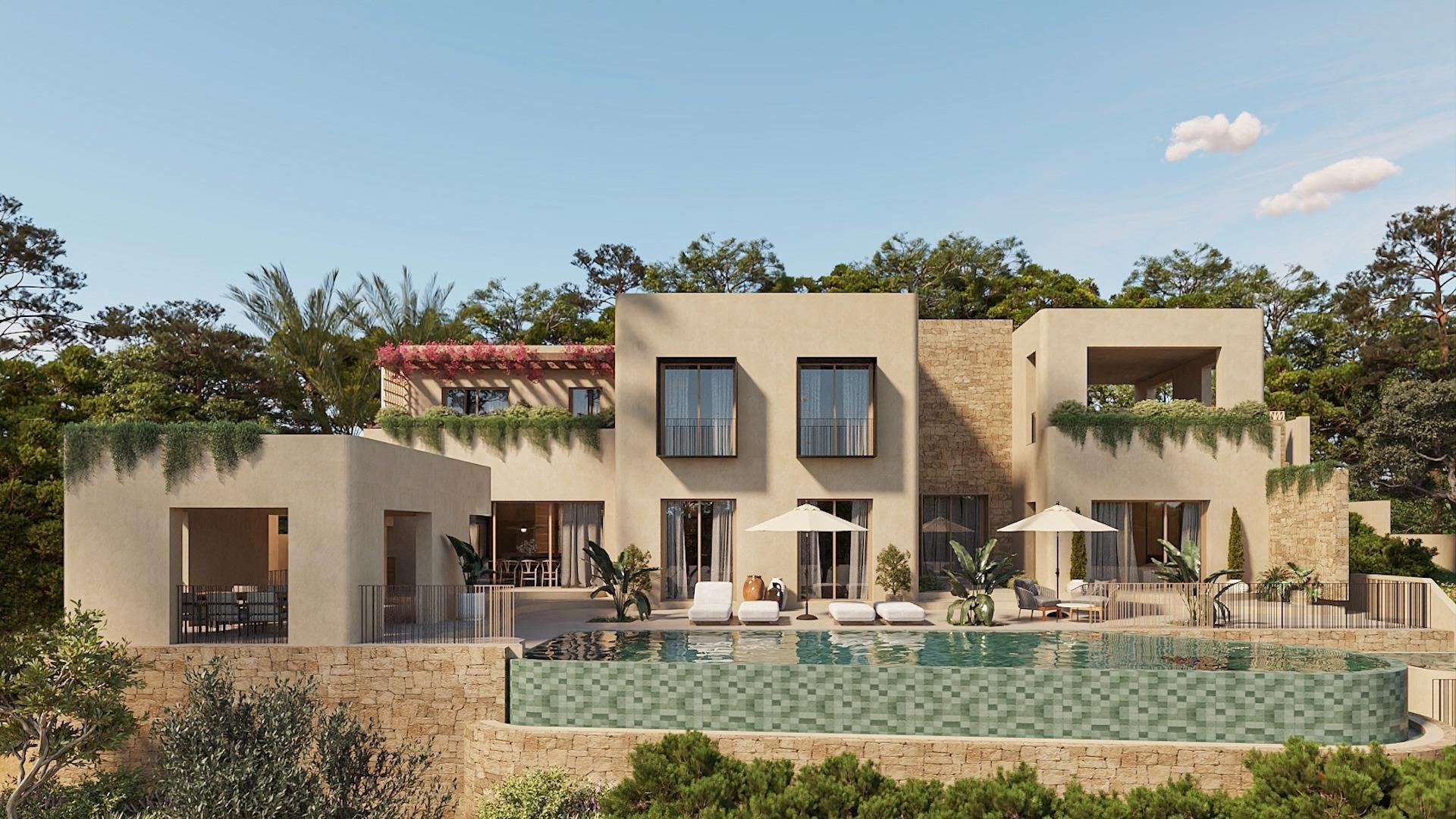 Villa Obra Nueva en Altea Hills con Piscina y Vistas al Mar — 4 Dorm