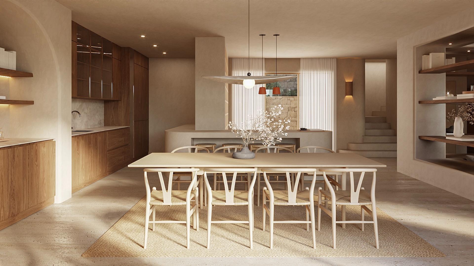 Villa Obra Nueva en Altea Hills con Piscina y Vistas al Mar — 4 Dorm