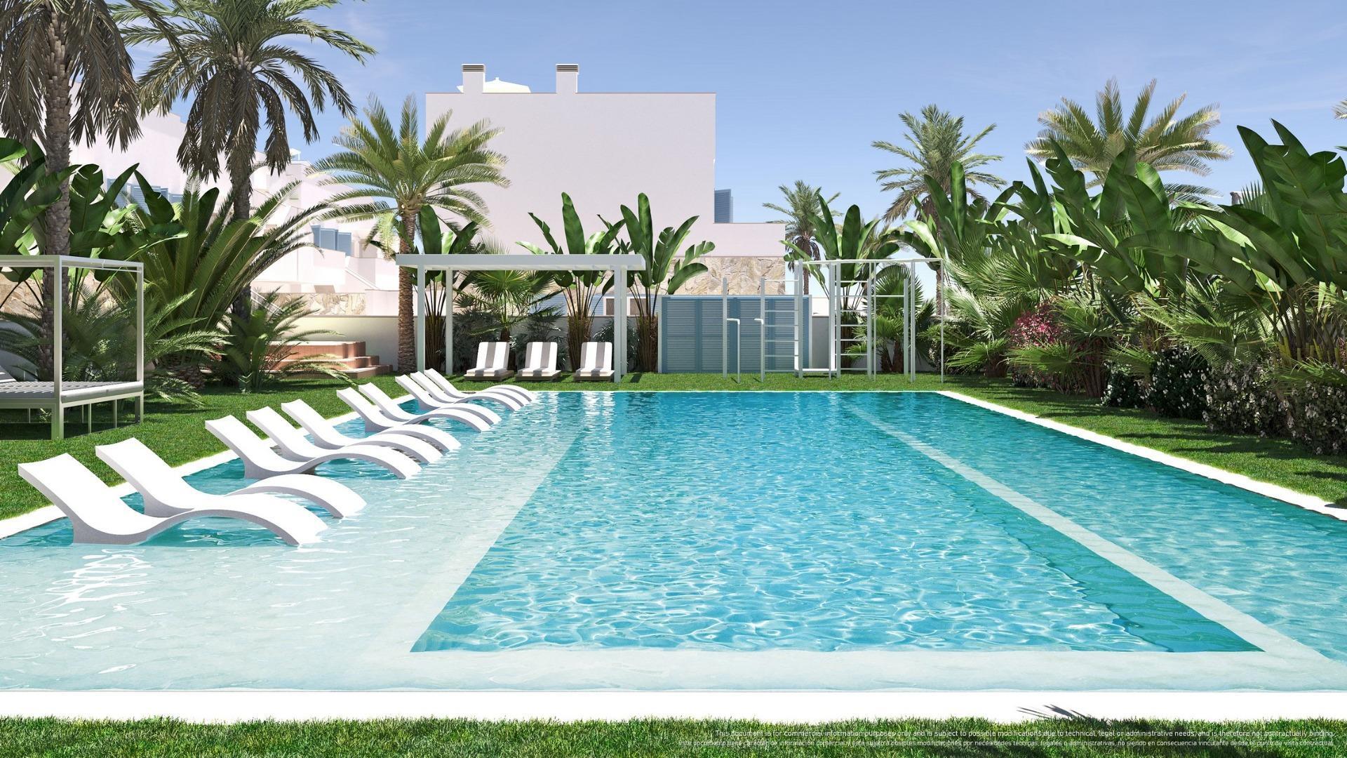 Chalet obra nueva en Pilar de La Horadada con piscina privada