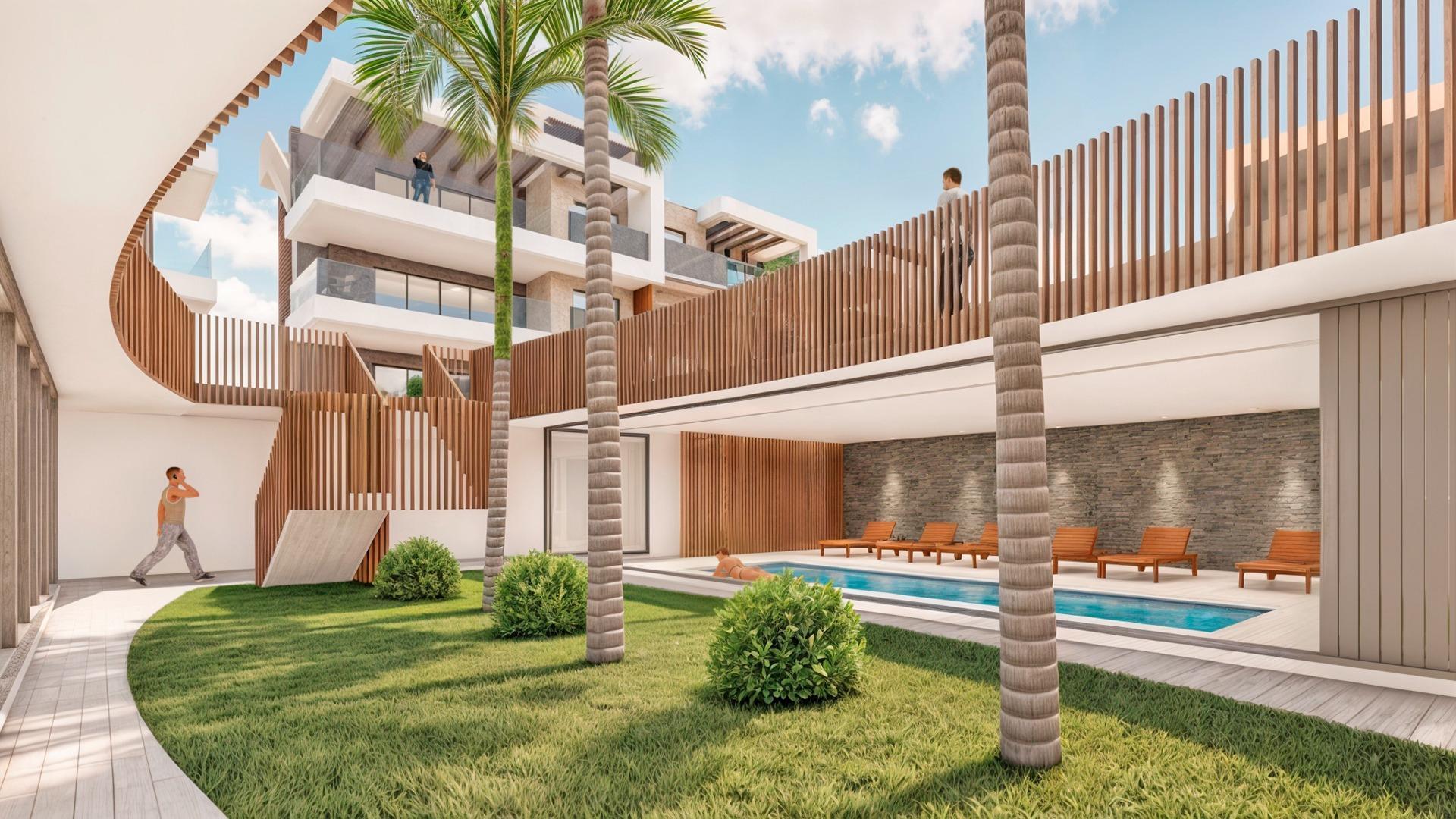 Chalet obra nueva con piscina privada en Pilar de La Horadada — 3 dorm.
