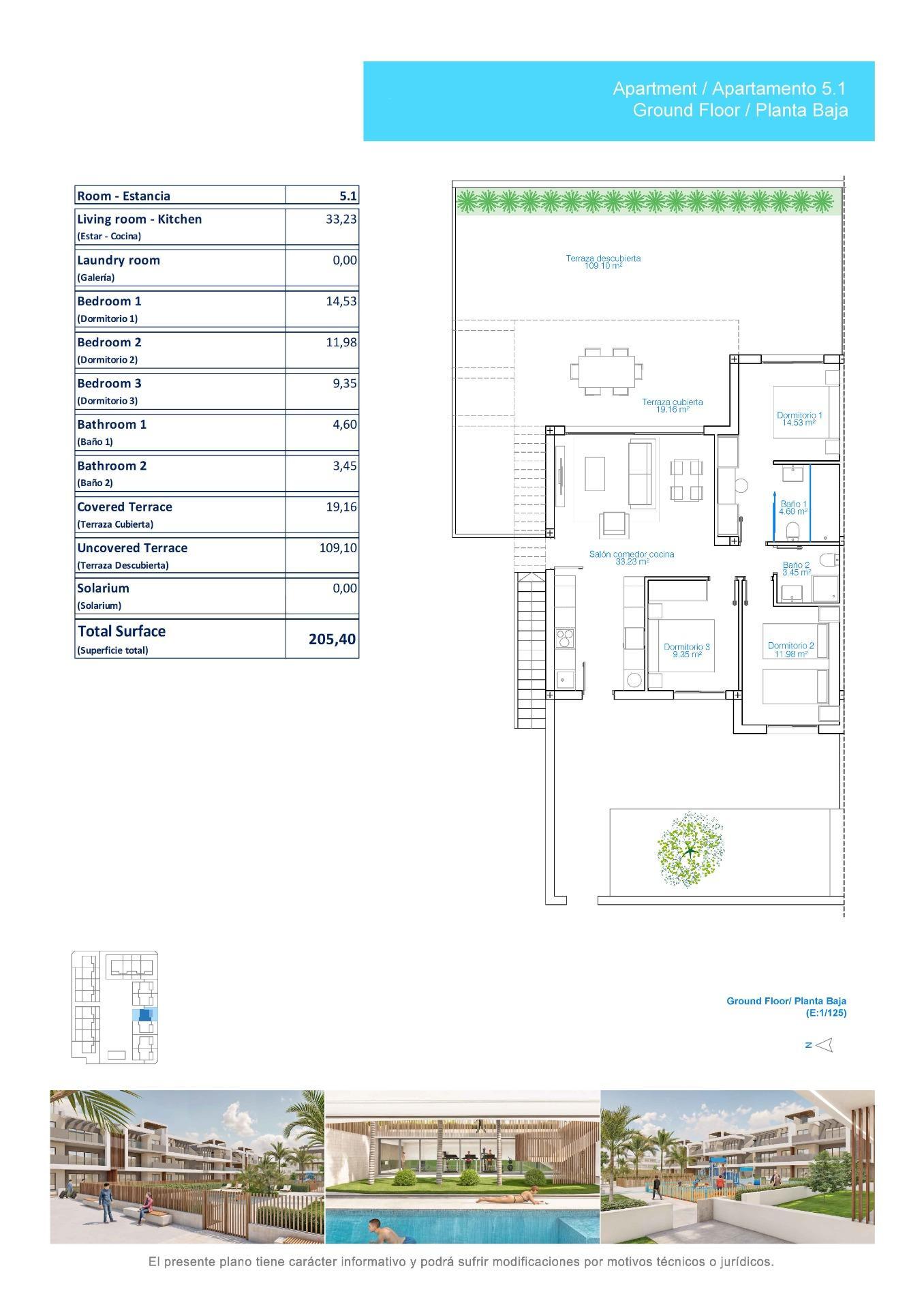 Chalet obra nueva con piscina privada en Pilar de La Horadada — 3 dorm.