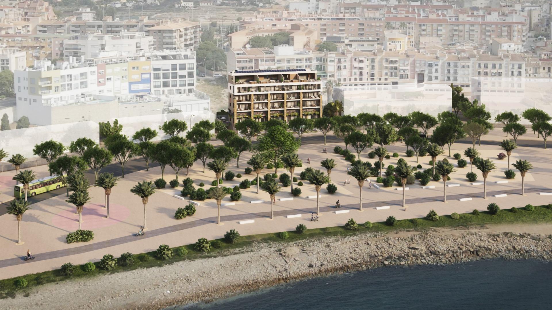 Apartamento Obra Nueva con Piscina Privada en Villajoyosa — Vistas al Mar
