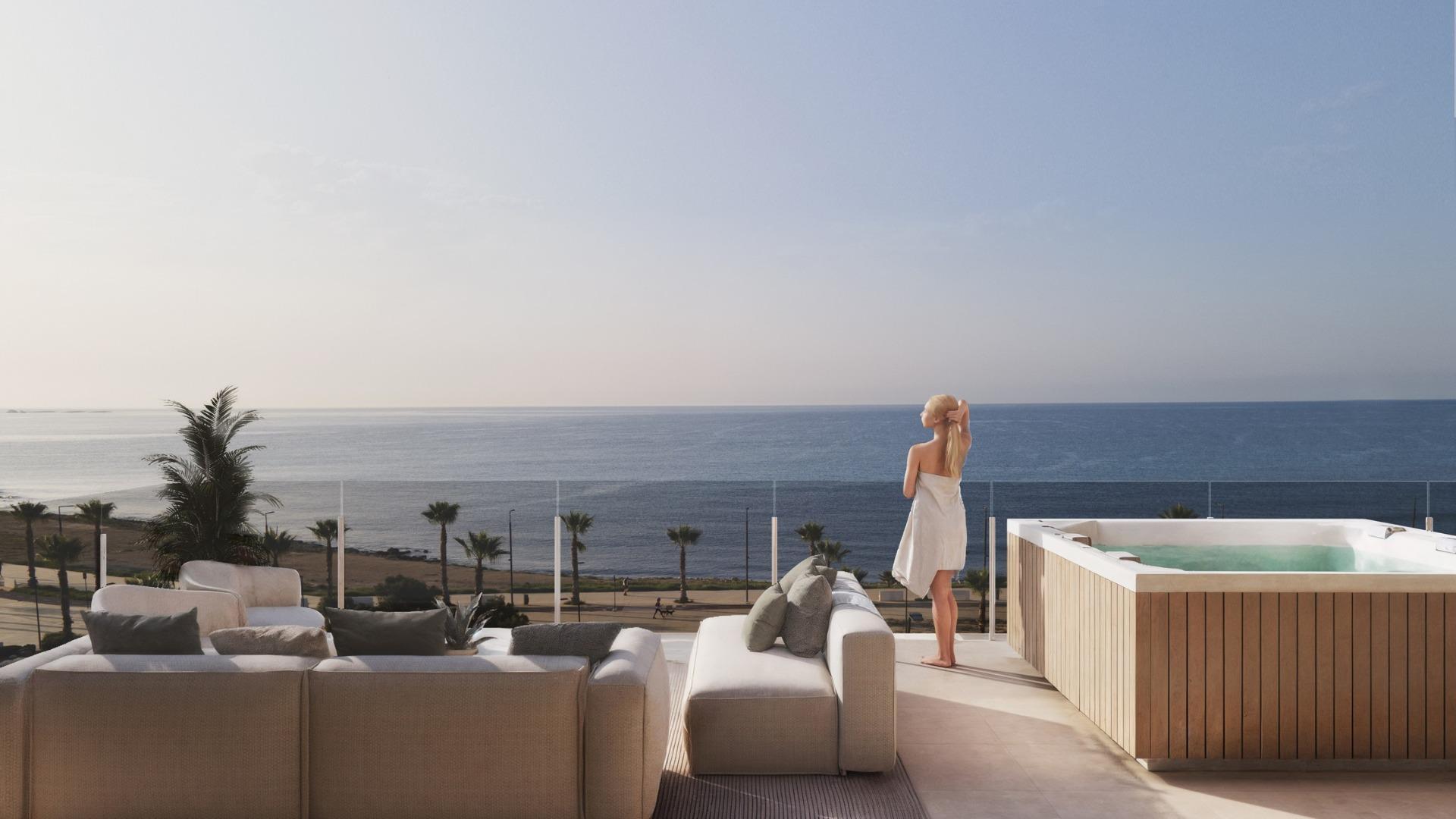 Apartamento Obra Nueva con Piscina Privada en Villajoyosa — Vistas al Mar
