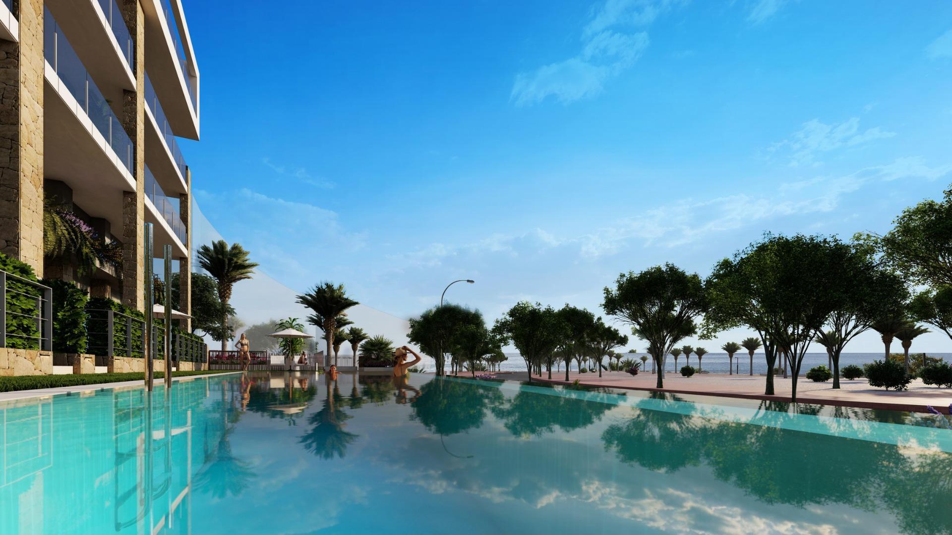 Apartamento Obra Nueva con Piscina Privada en Villajoyosa — Vistas al Mar