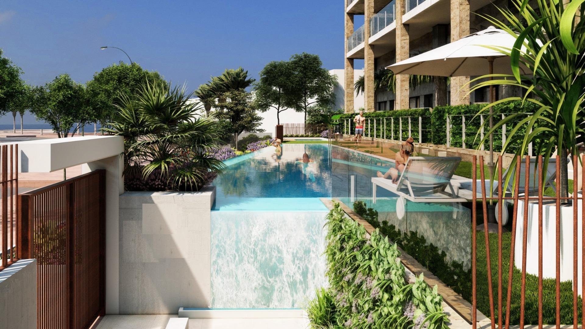 Apartamento Obra Nueva con Piscina Privada en Villajoyosa — Vistas al Mar