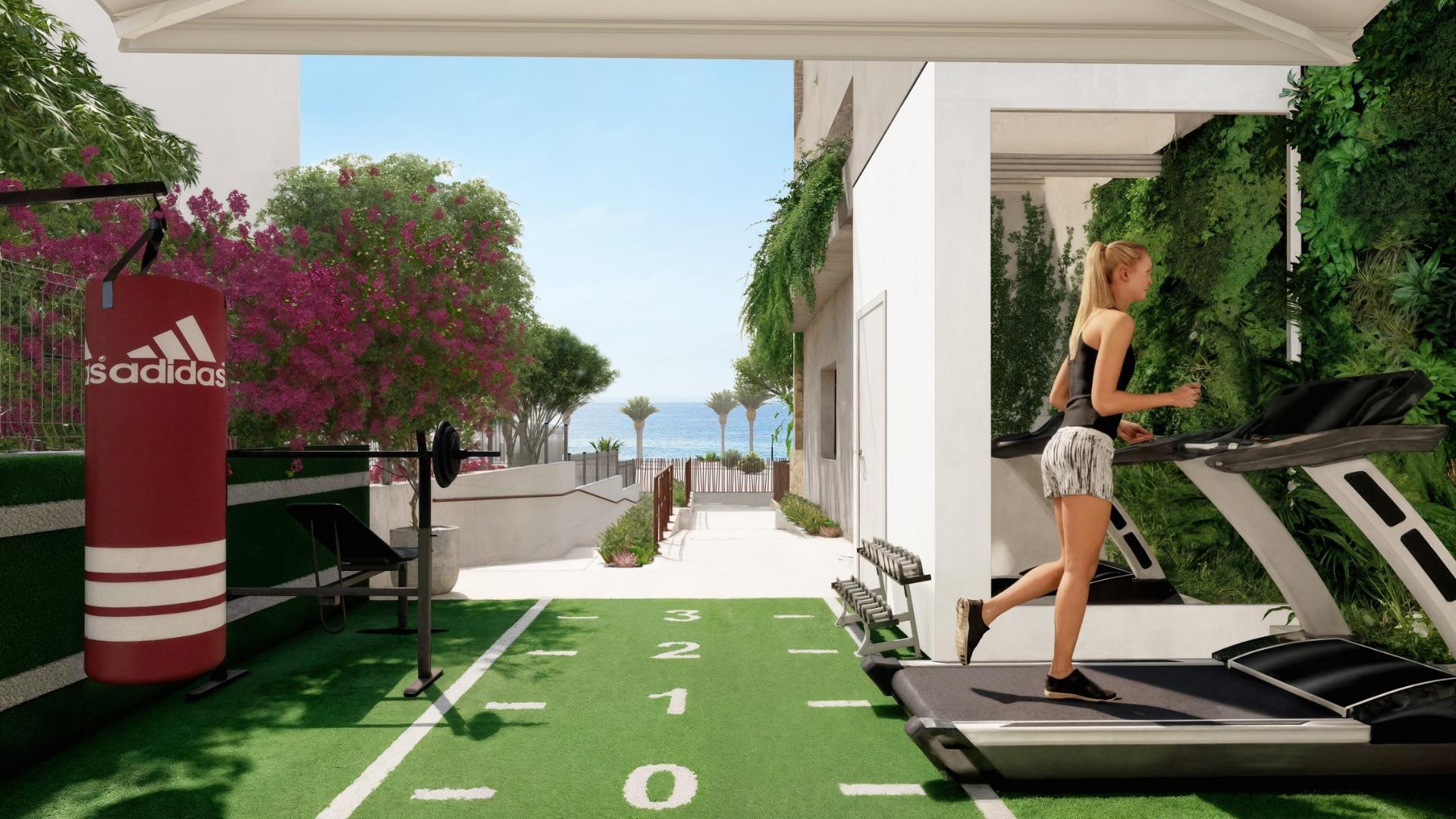 Apartamento Obra Nueva con Piscina Privada en Villajoyosa — Vistas al Mar