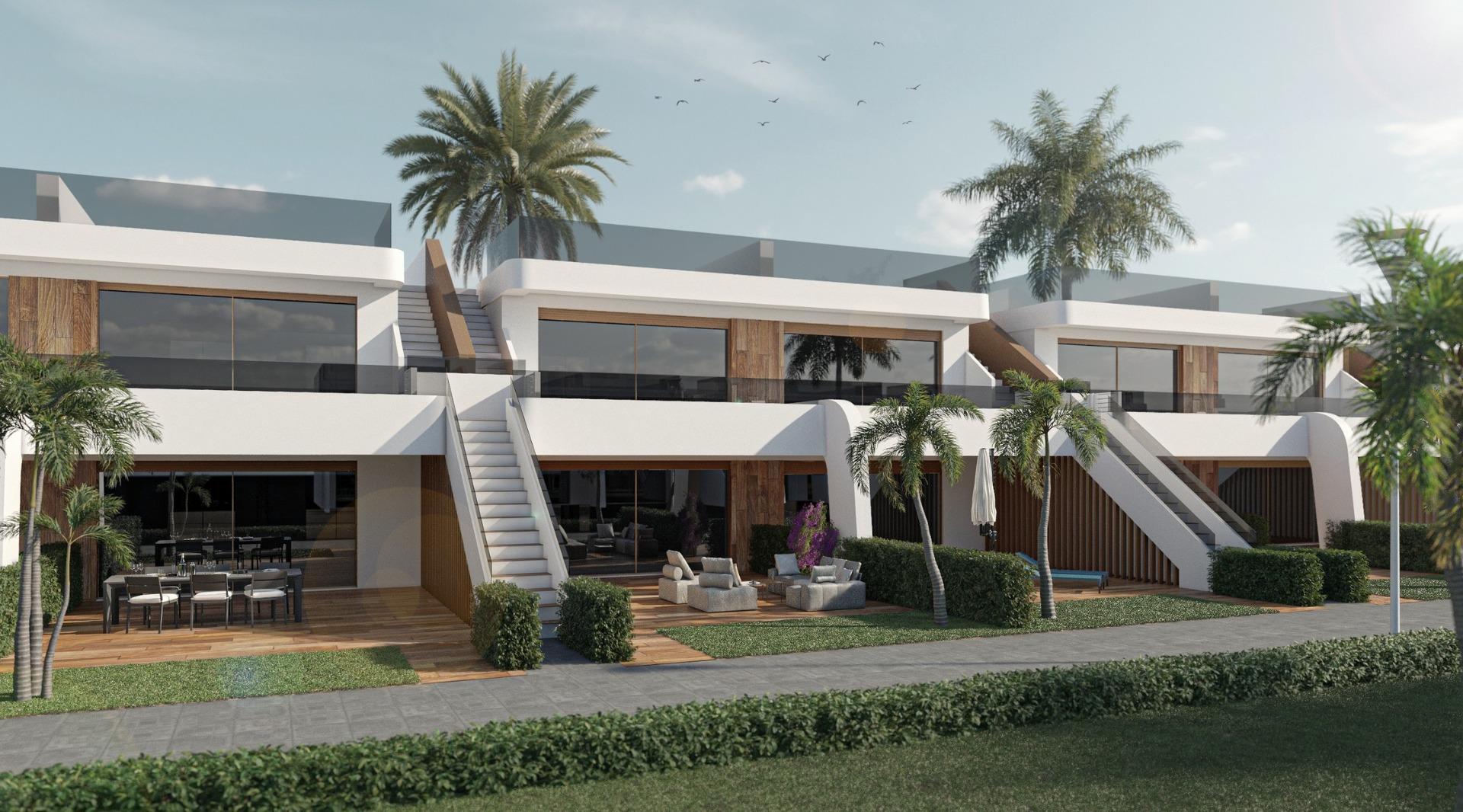 Chalet de obra nueva con piscina privada en Condado de Alhama Golf — 3 dorm.