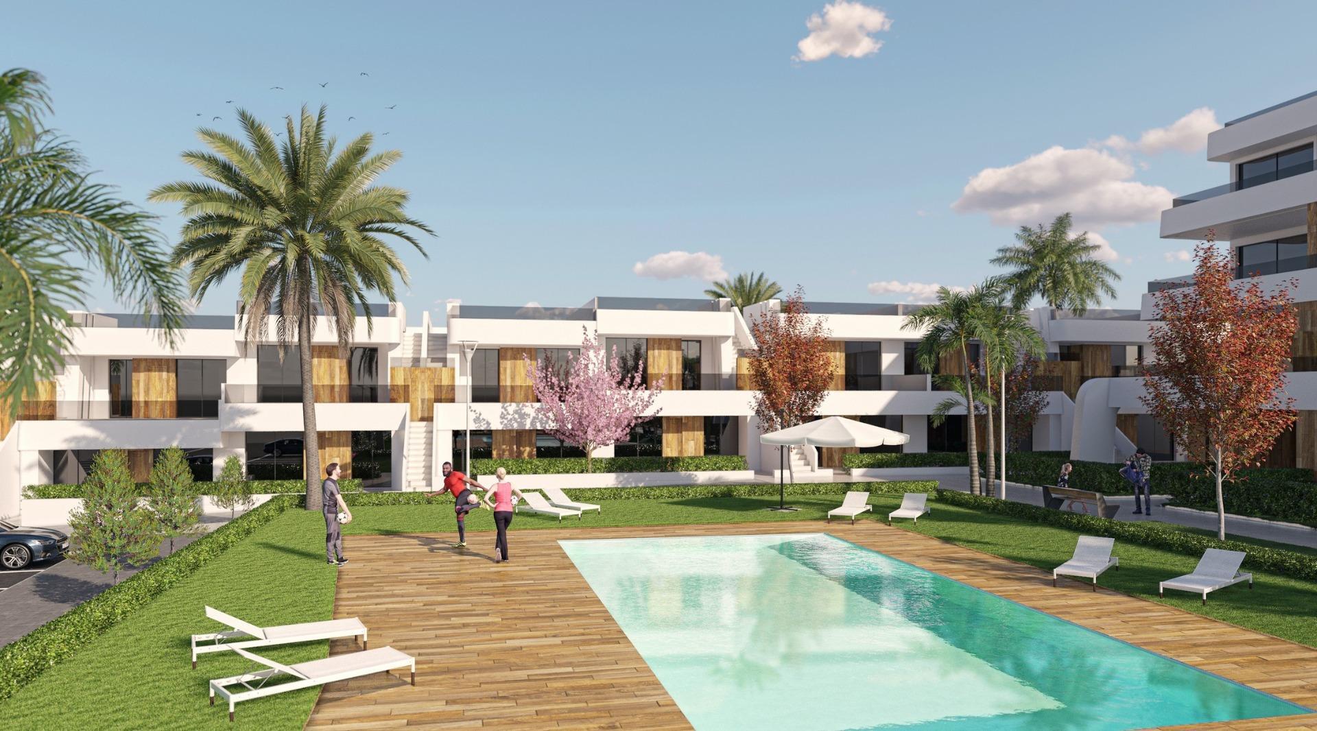 Chalet de obra nueva con piscina privada en Condado de Alhama Golf — 3 dorm.