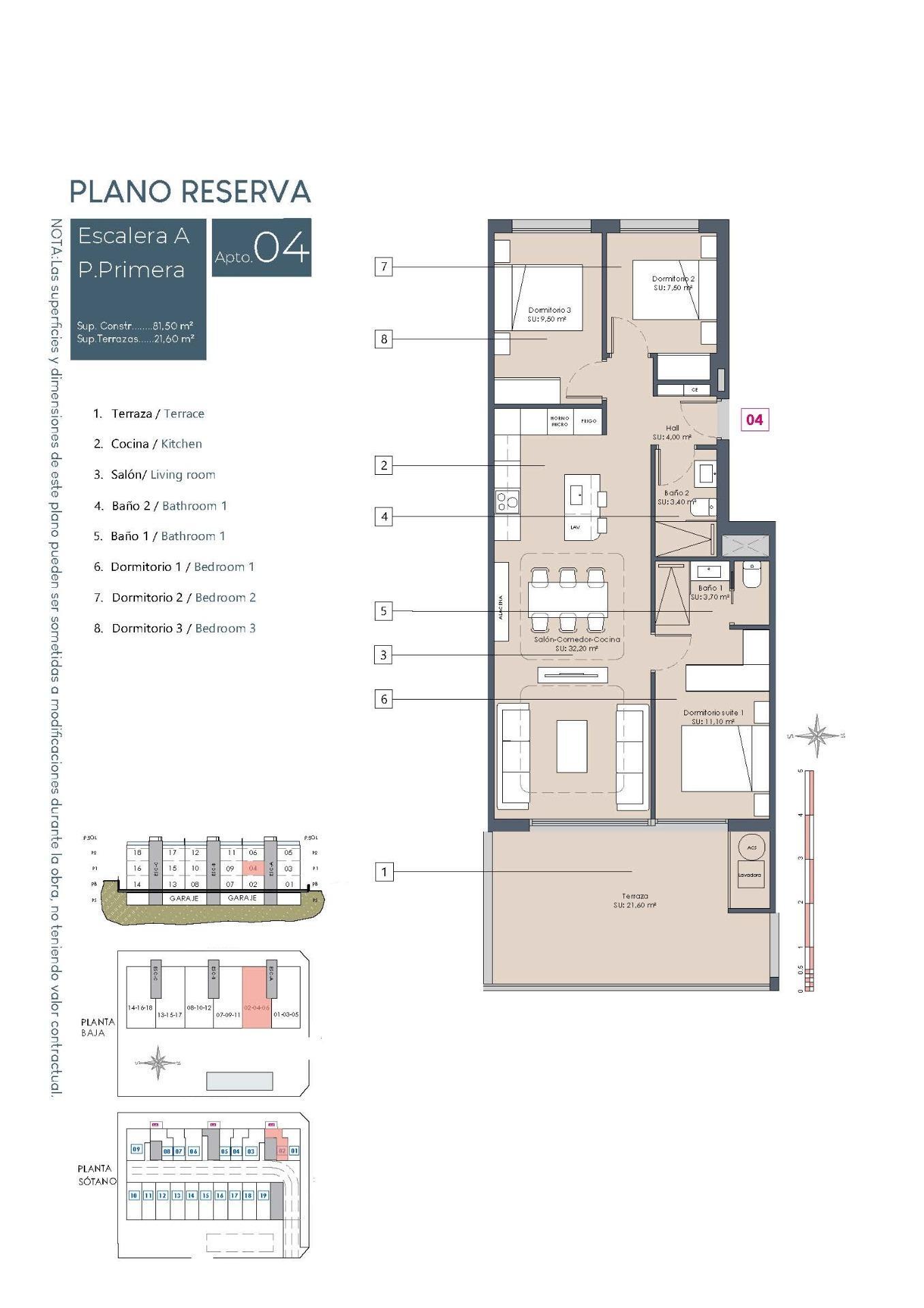 Apartamento de obra nueva en Benijófar con piscina privada y 3 dormitorios