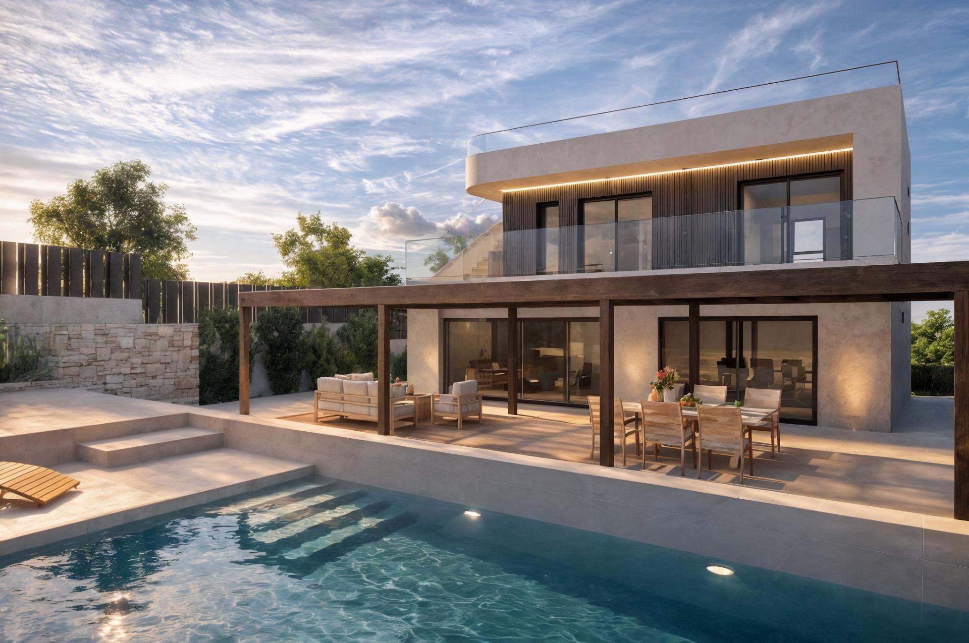 Villa de lujo en primera línea de mar en Cabo de Palos — Piscina y vistas únicas
