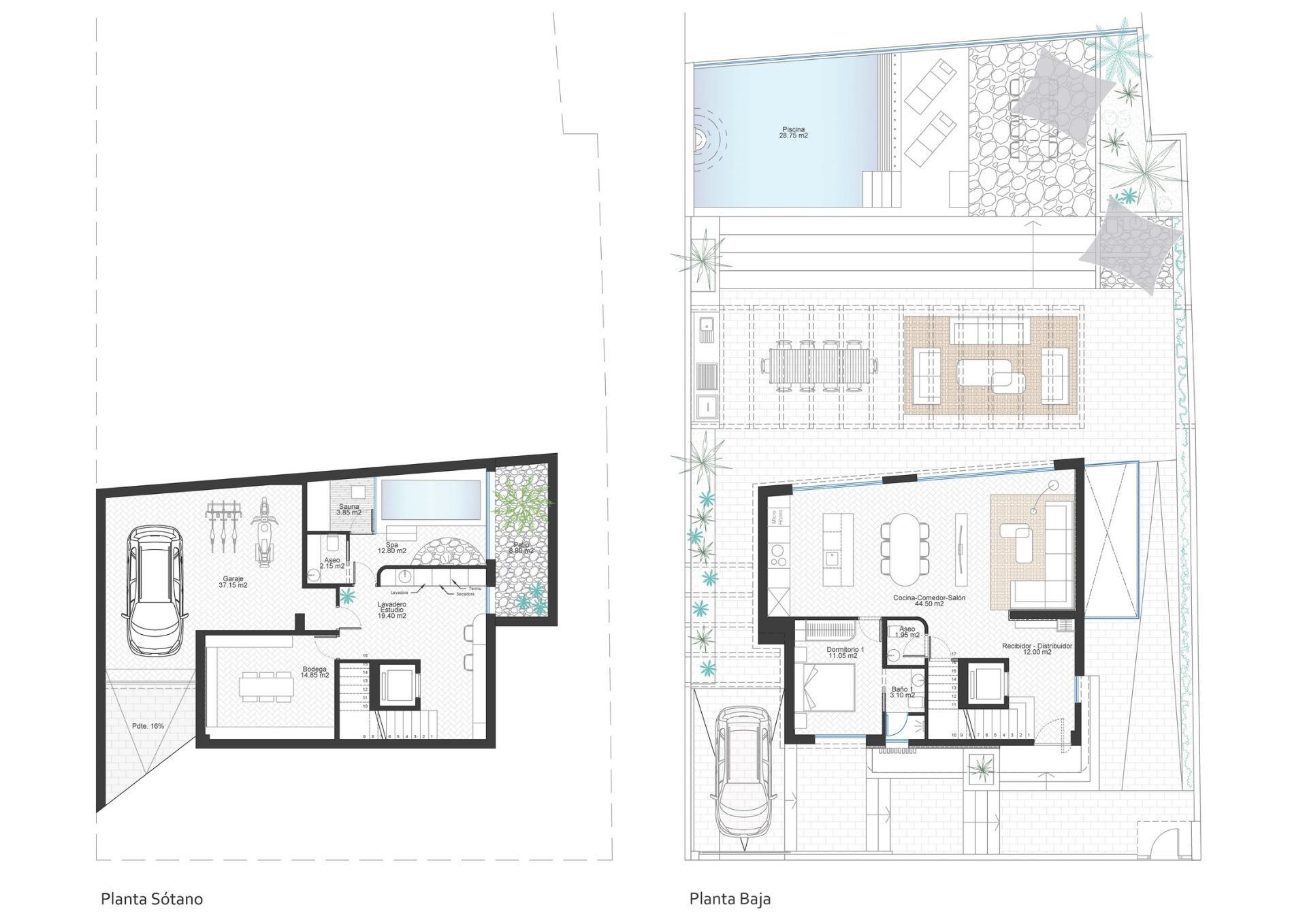 Villa de lujo en primera línea de mar en Cabo de Palos — Piscina y vistas únicas