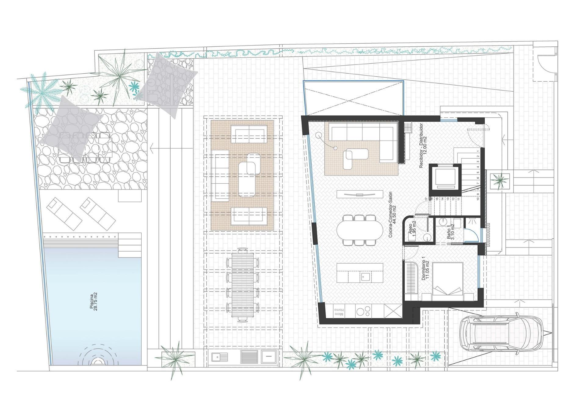 Villa de lujo en primera línea de mar en Cabo de Palos — Piscina y vistas únicas