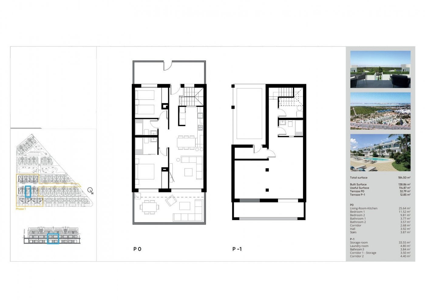 Chalet de diseño con piscina privada y solárium en Los Balcones — Obra nueva