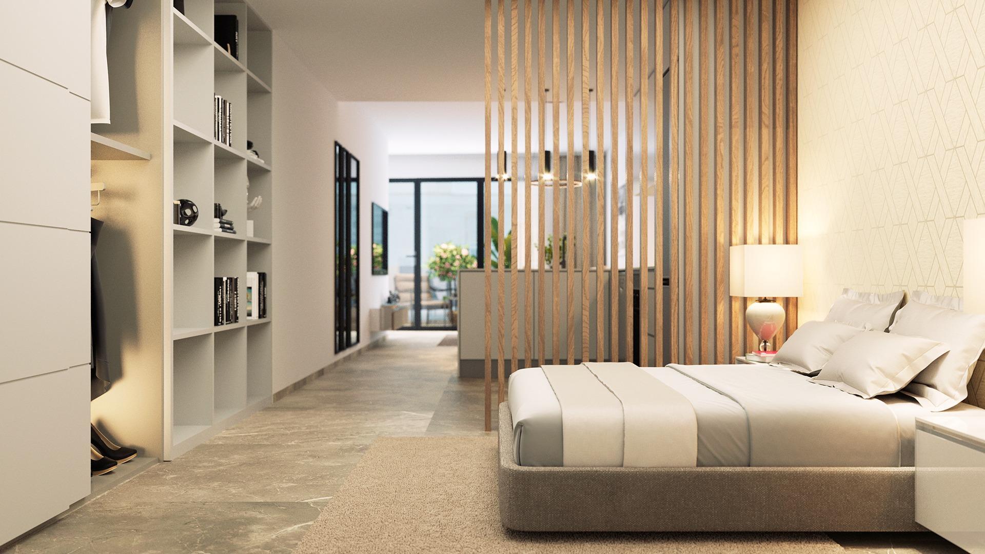 Apartamento de Obra Nueva a 250m de Playa del Cura en Torrevieja — 1 Dorm.