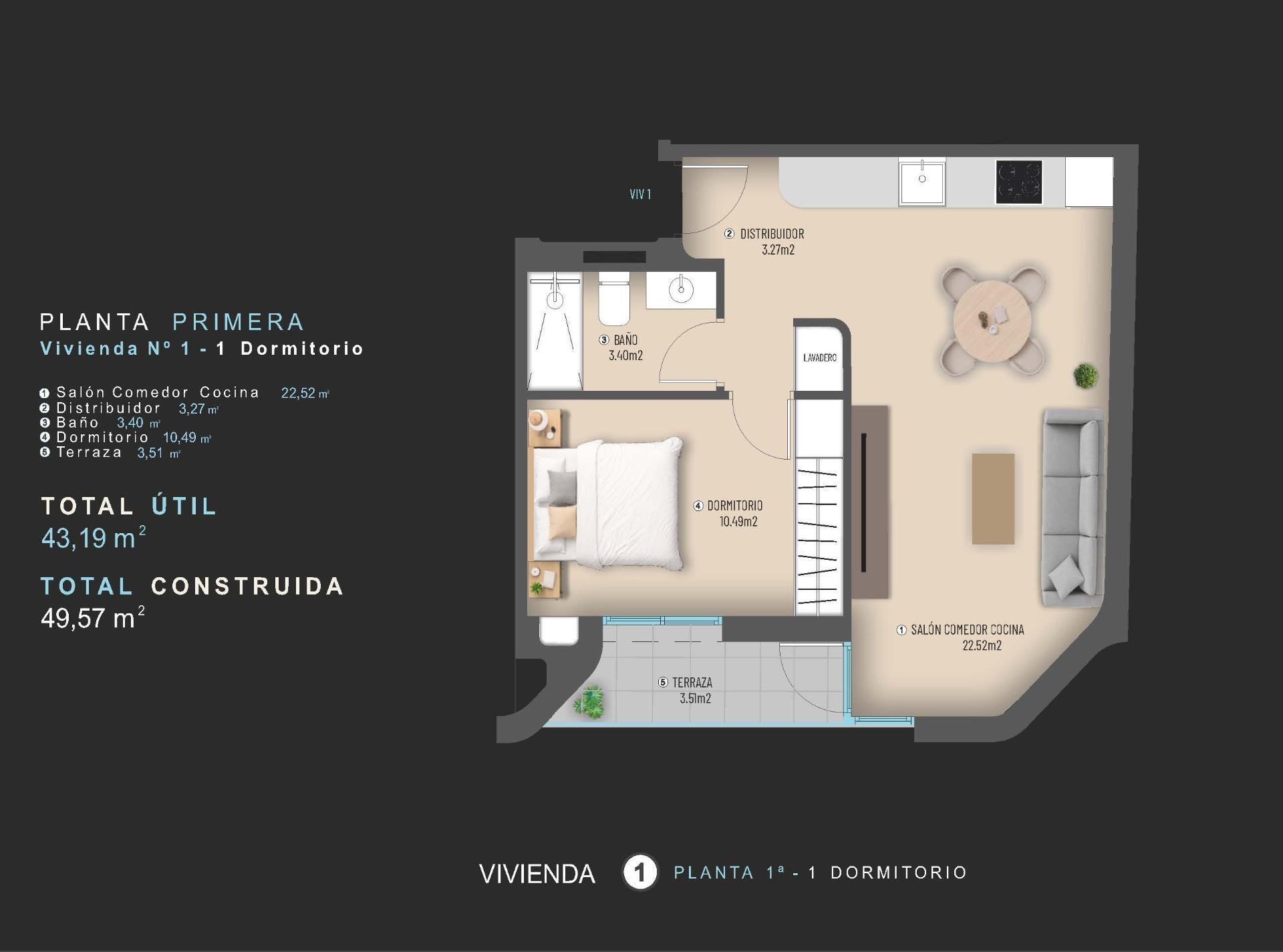 Apartamento de lujo en Torrevieja a 100m del puerto — Obra nueva con piscina