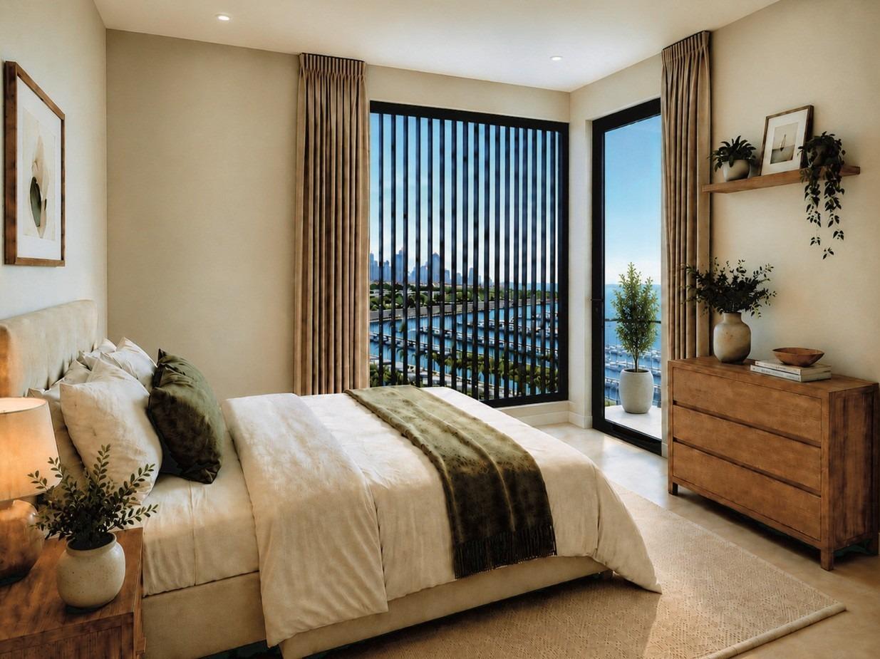 Apartamento de obra nueva con piscina a 100m del puerto de Torrevieja — 2 dorm.