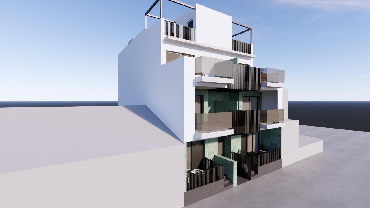 Ático obra nueva a 100m de la playa en Torre de la Horadada — Piscina privada