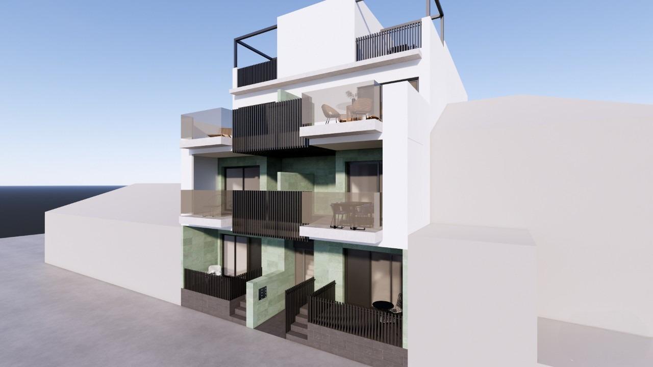Ático obra nueva a 100m de la playa en Torre de la Horadada — Piscina privada