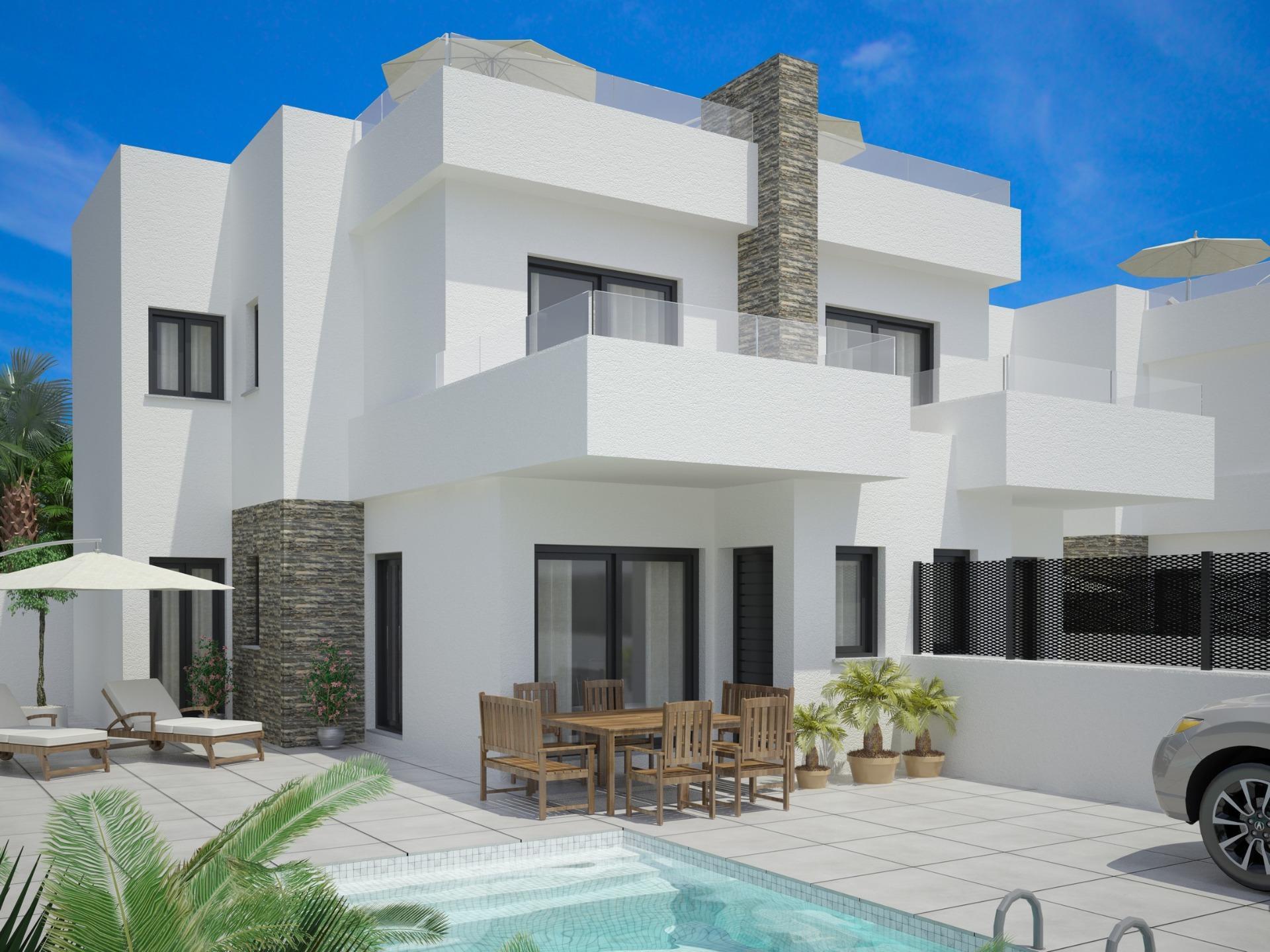 Villa de Obra Nueva con Piscina Privada en Vistabella Golf — 3 Dormitorios