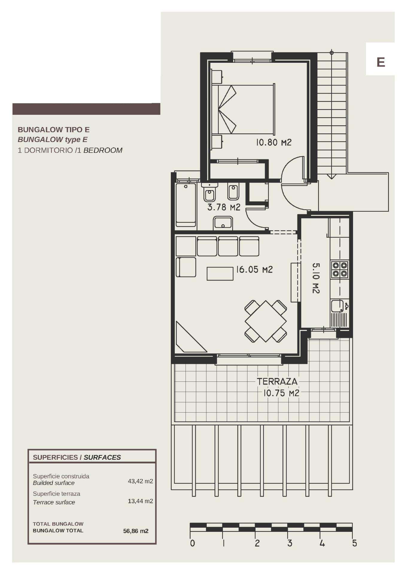 Chalet de obra nueva con piscina privada en Calpe — 1 dormitorio y confort