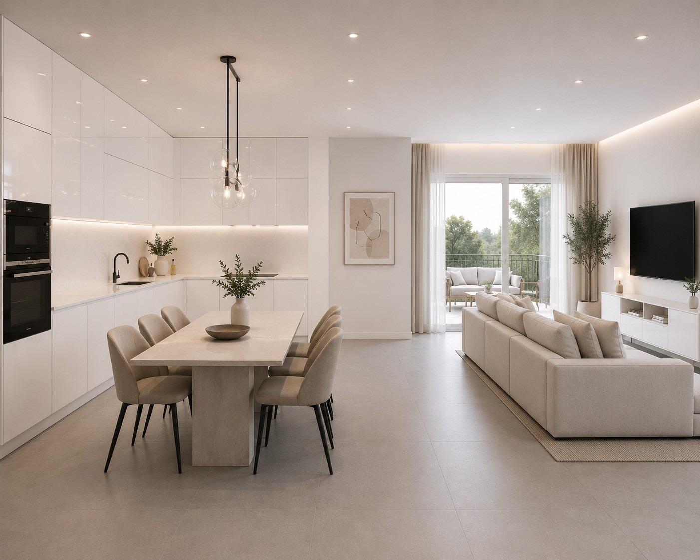 Villa de obra nueva con piscina privada y solárium en Mazarrón — 3 dorm.