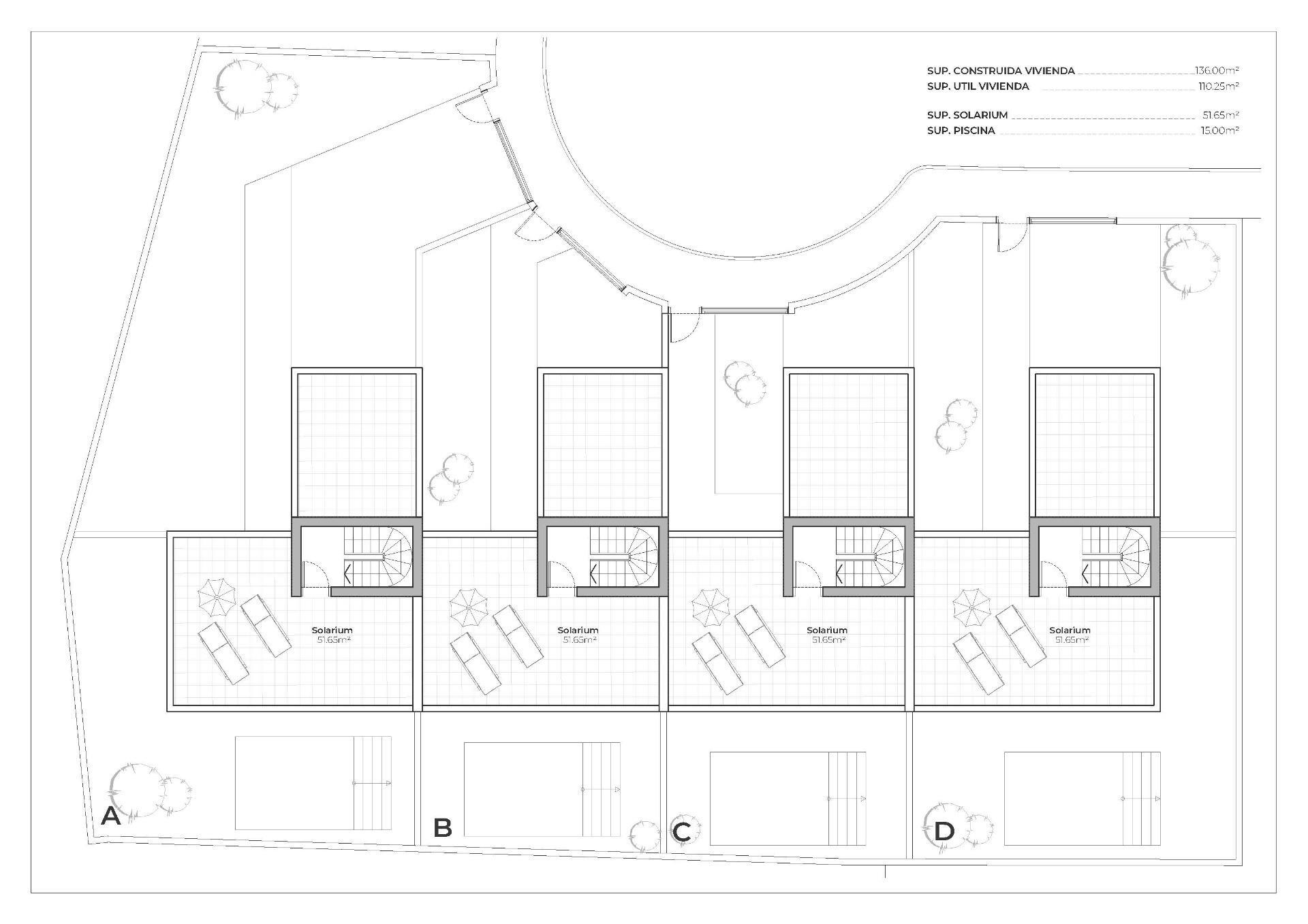 Villa de obra nueva con piscina privada en Mazarrón Country Club – 3 Dormitorios