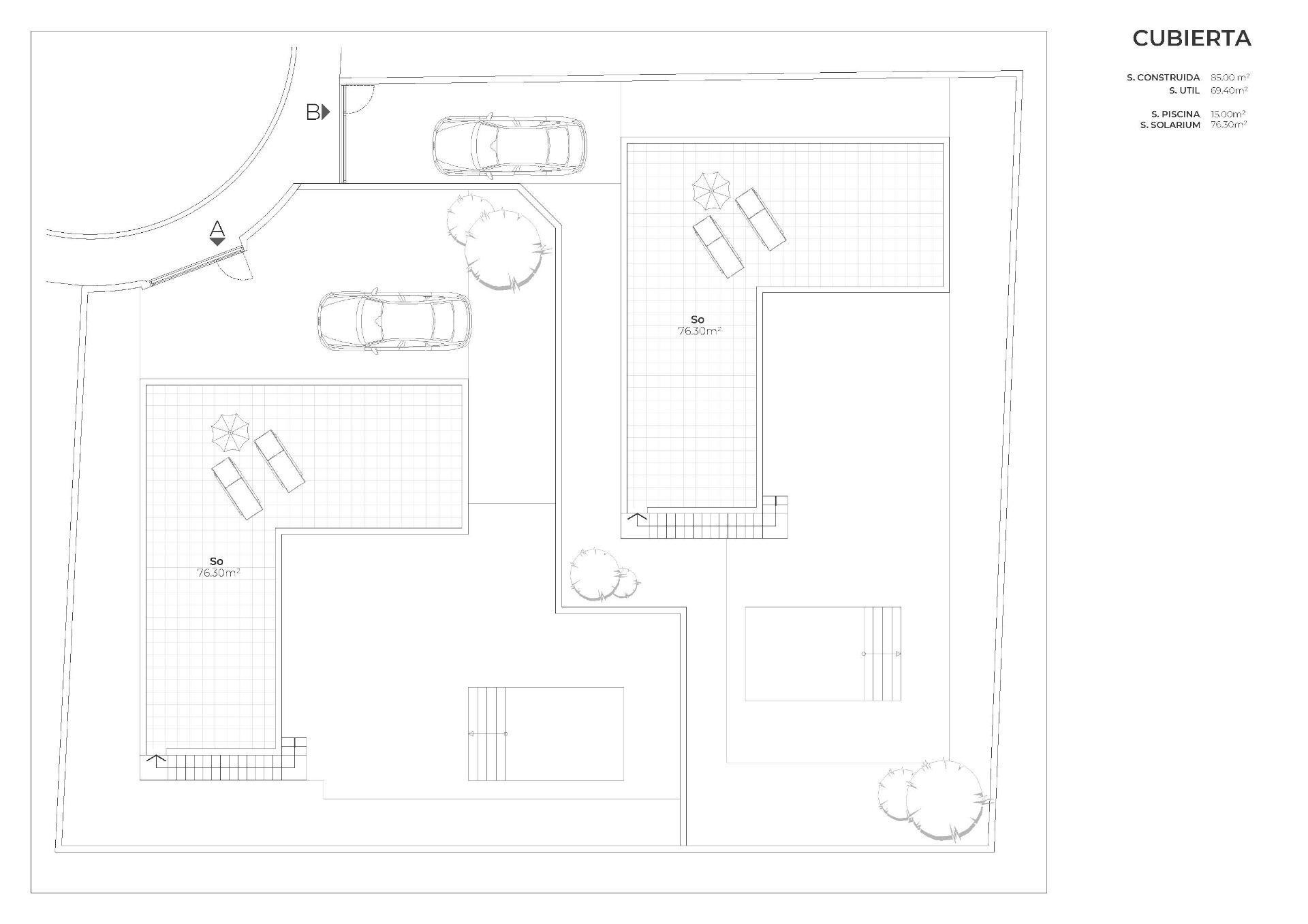 Villa de obra nueva con piscina privada en Mazarrón Country Club – 3 dorm.
