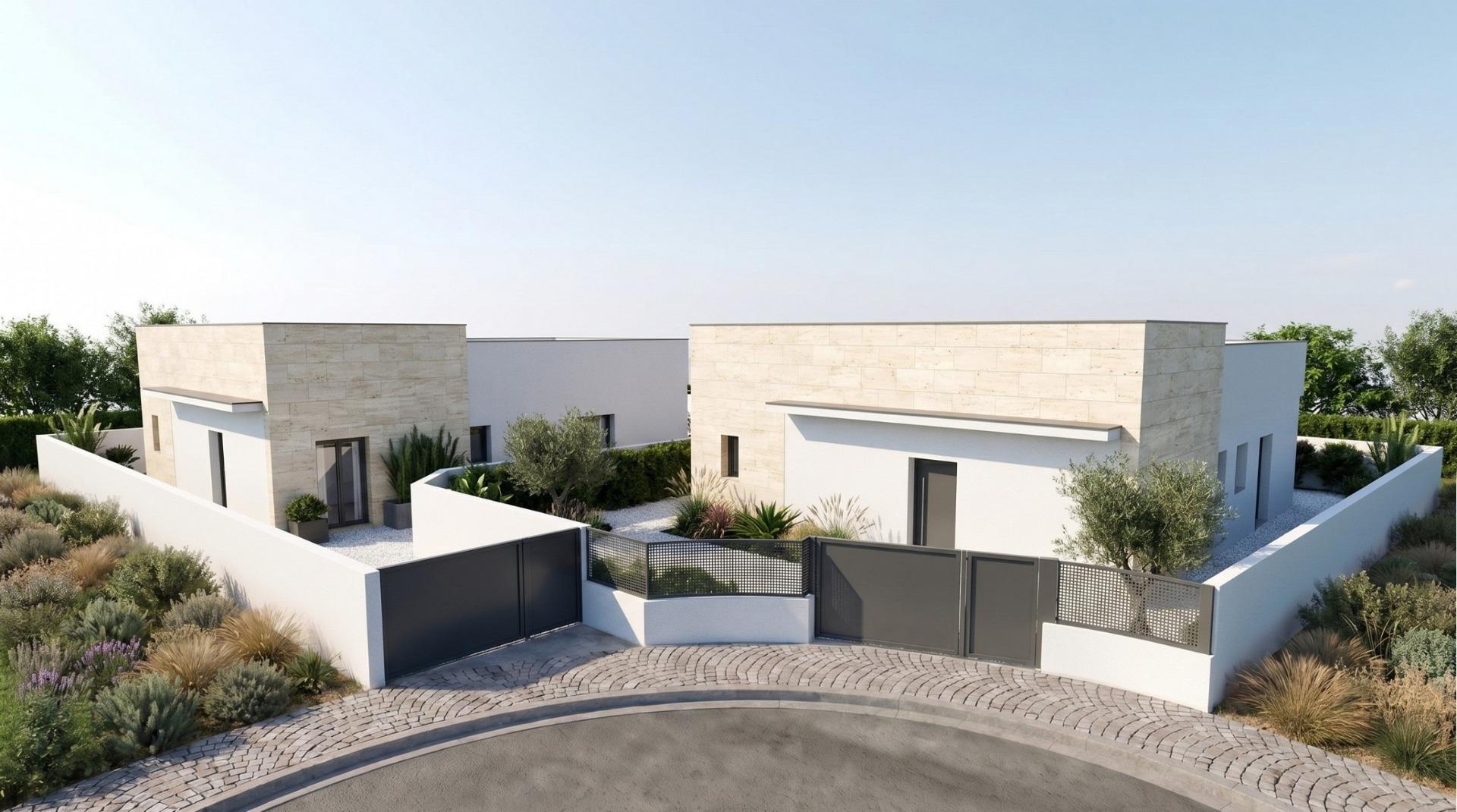 Villa de obra nueva con piscina privada en Mazarrón Country Club – 3 dorm.