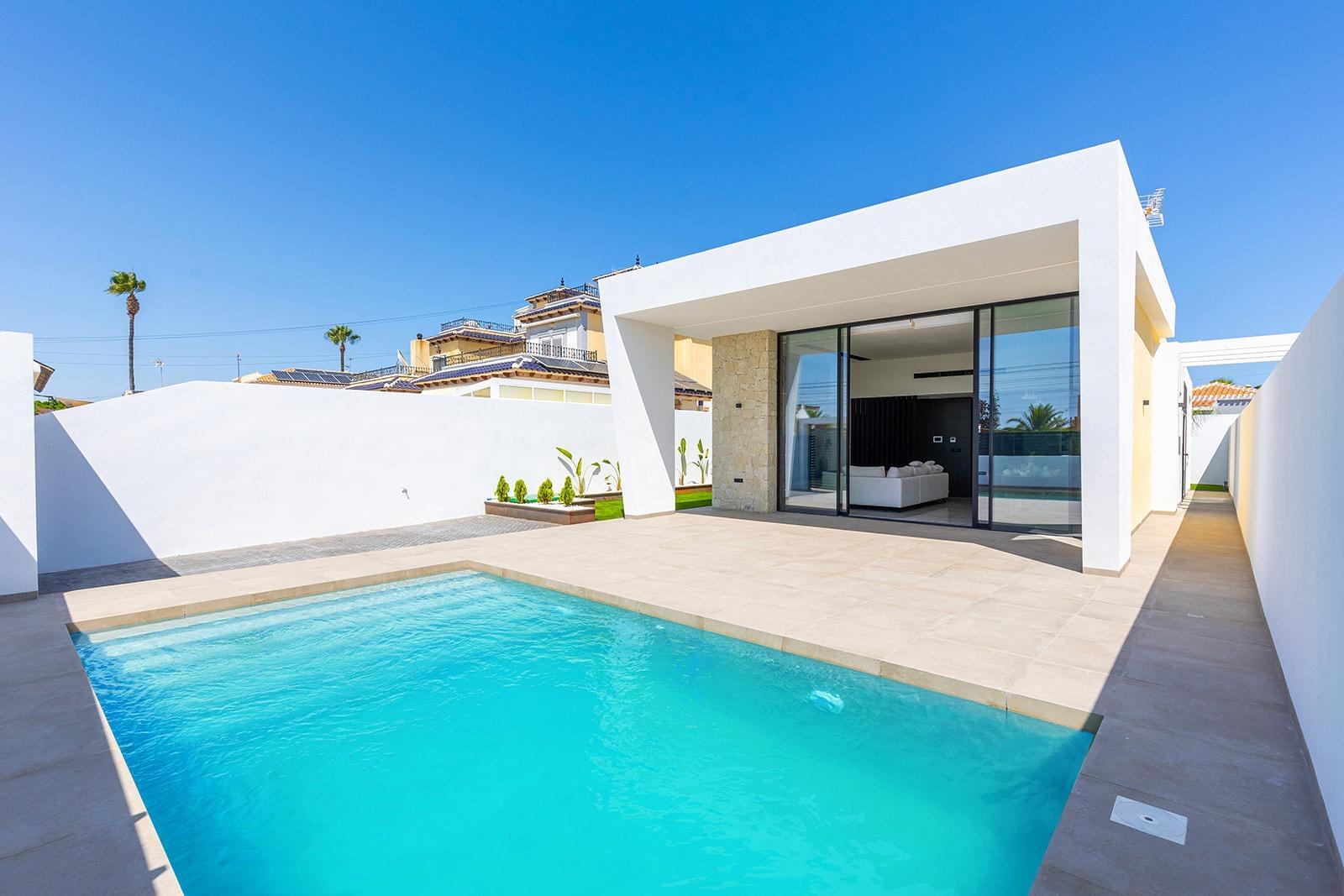 Modern New Build Villa in Los Balcones with Private Pool & Solarium — 3 Bed