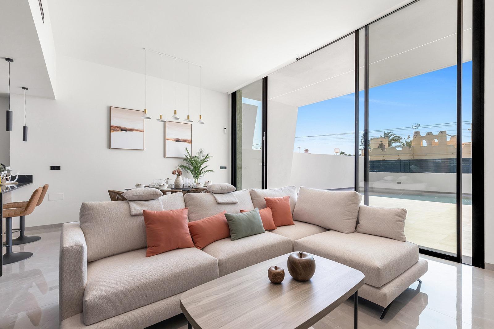 Modern New Build Villa in Los Balcones with Private Pool & Solarium — 3 Bed