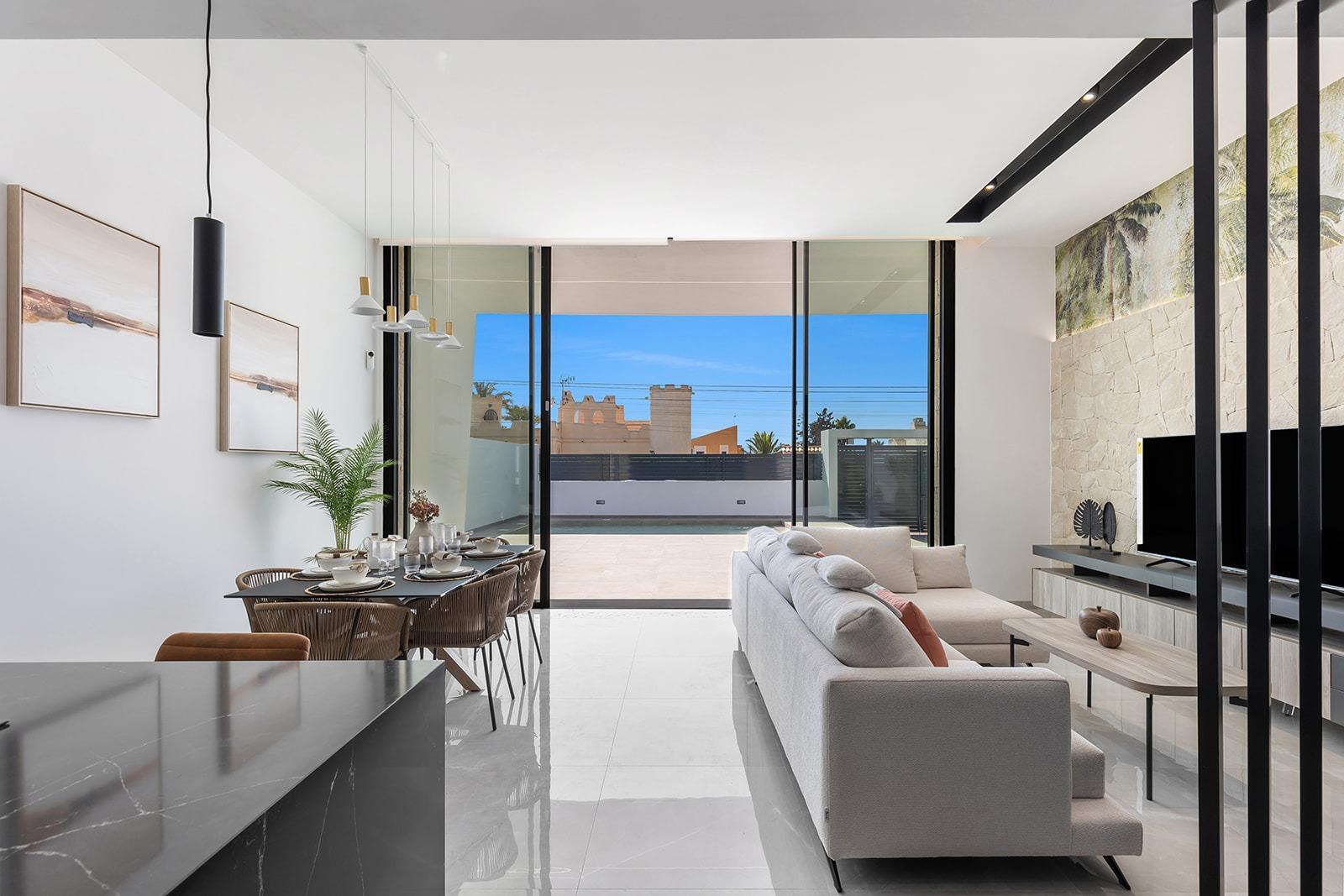 Modern New Build Villa in Los Balcones with Private Pool & Solarium — 3 Bed