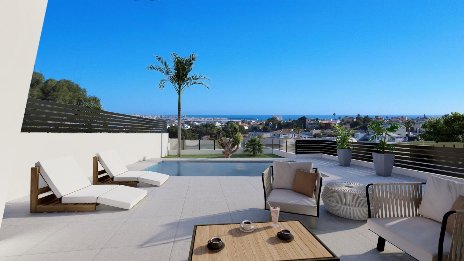 Modern New Build Villa in Los Balcones with Private Pool & Solarium — 3 Bed