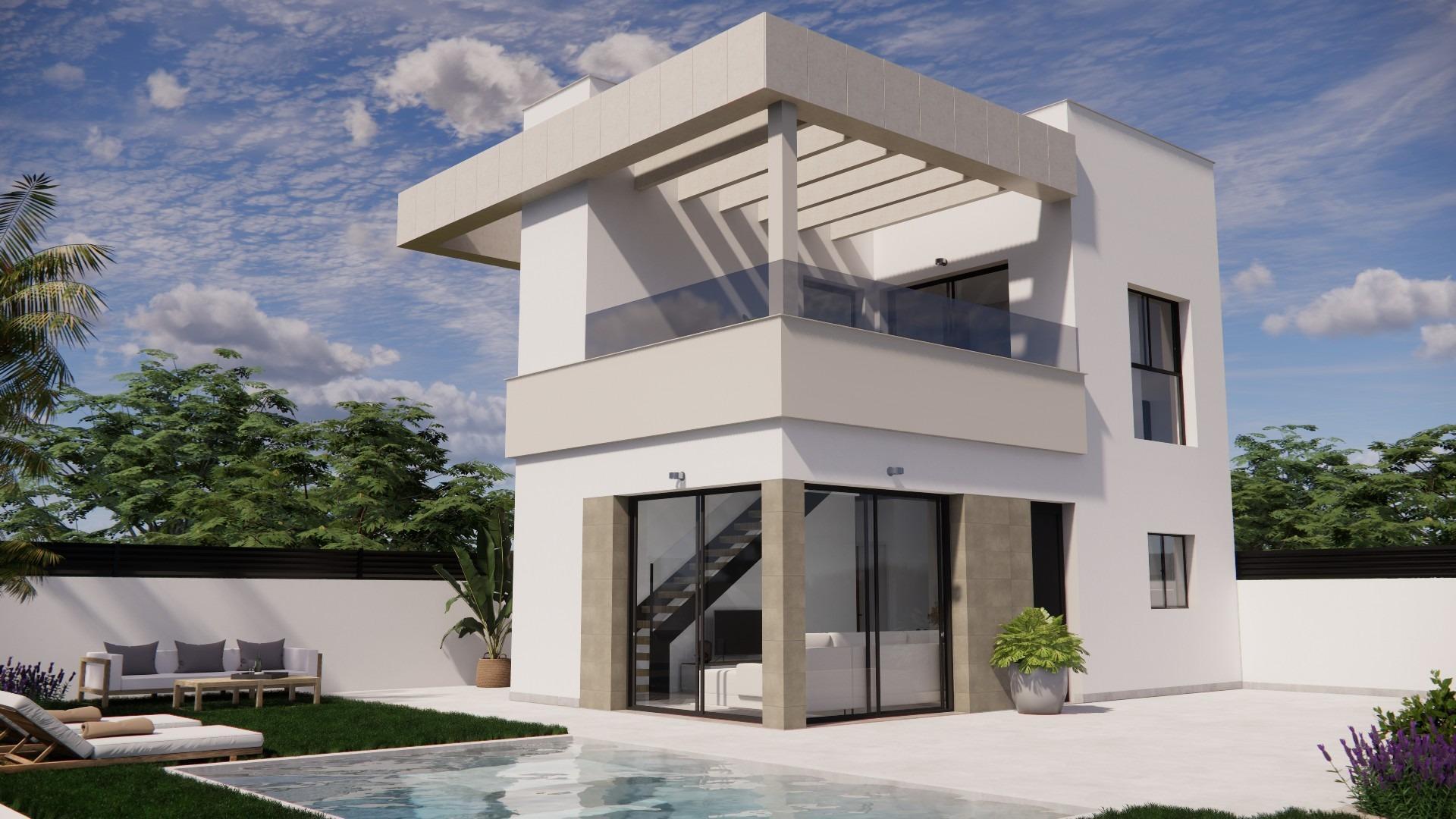 Modern new build villa with private pool at Vistabella Golf — 3 beds