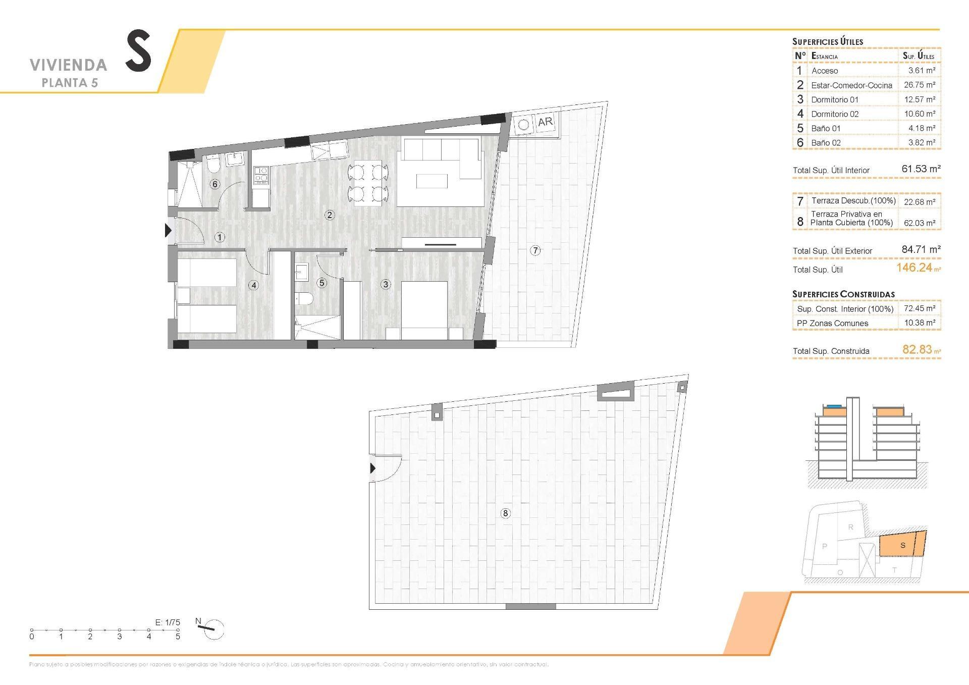 New Build Penthouse with Private Pool in Central Torrevieja — 400m to Beach