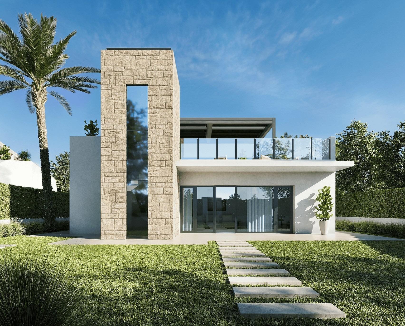 Villa de obra nueva en Lorca con piscina privada y 520 m² de parcela