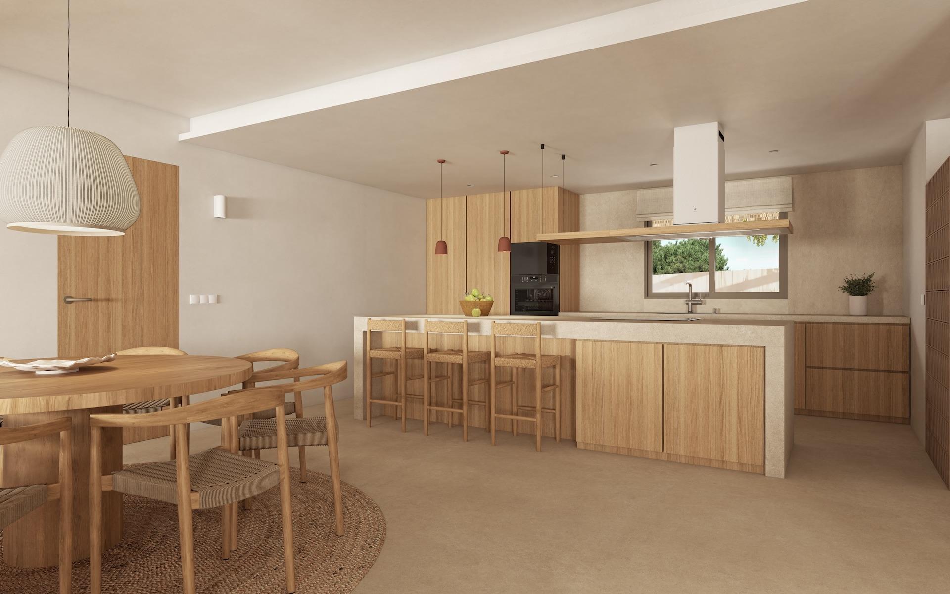 Villa de diseño en Benissa a 800m de La Fustera — 4 dorm. y piscina