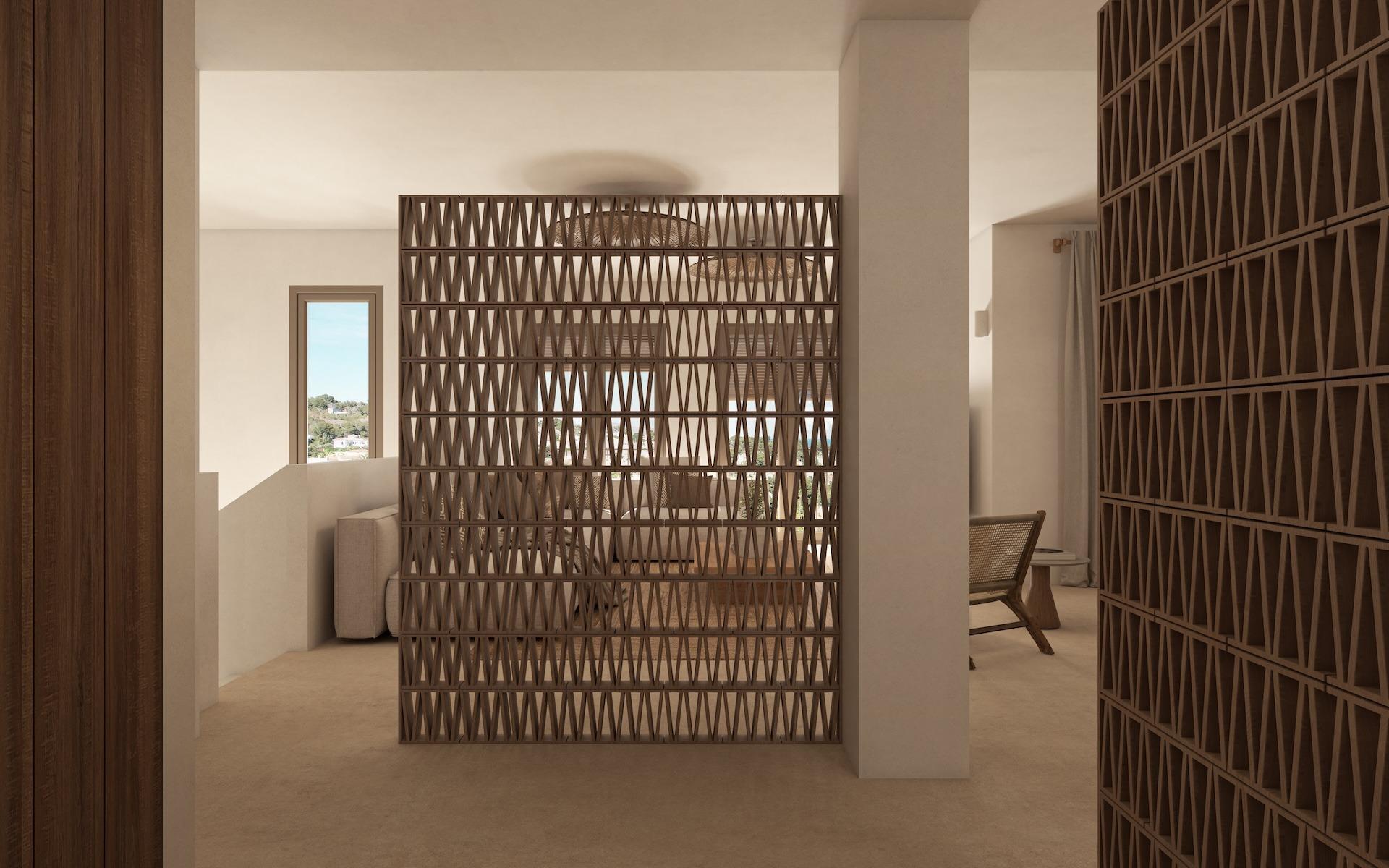 Villa de diseño en Benissa a 800m de La Fustera — 4 dorm. y piscina