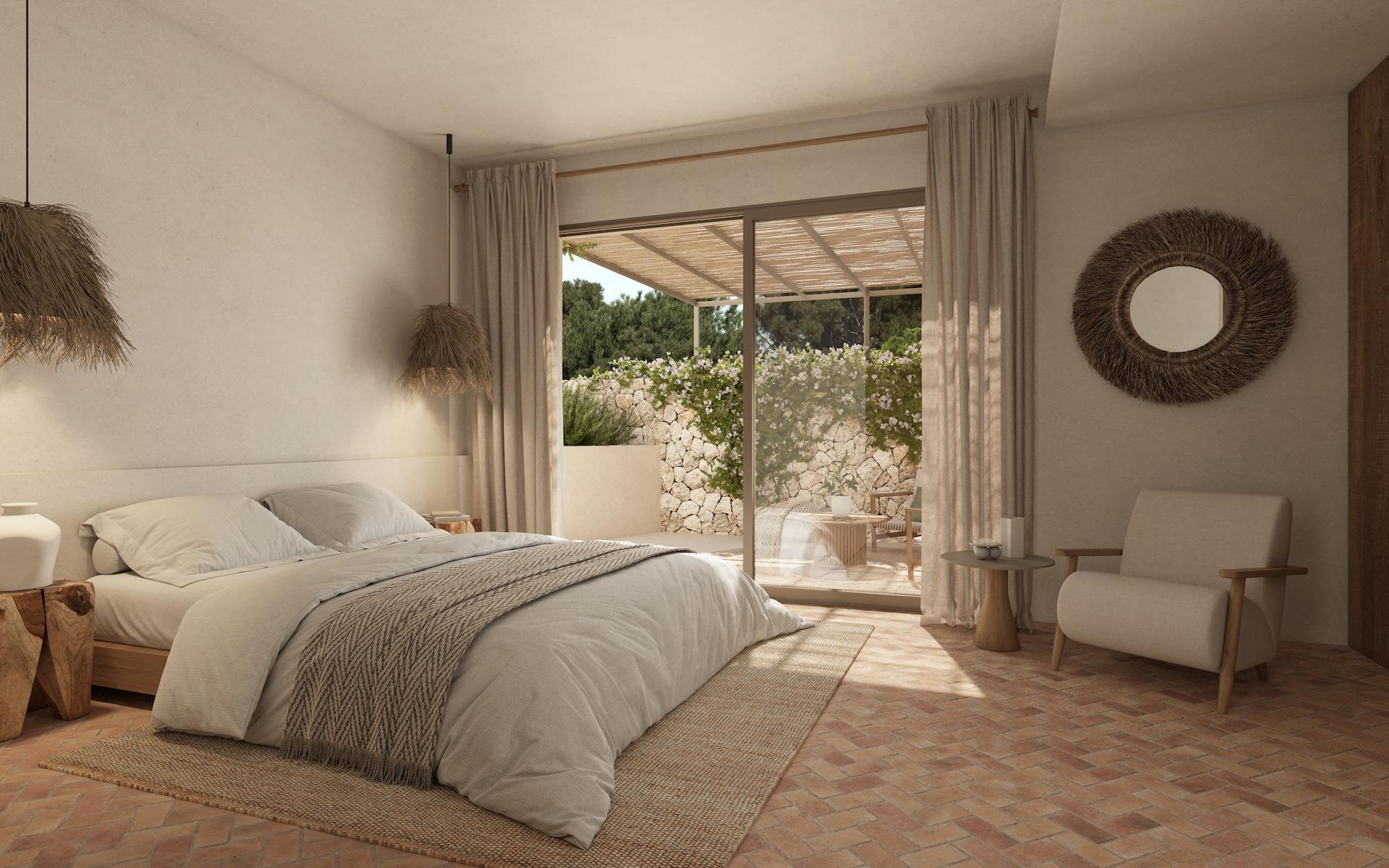 Villa de diseño en Benissa a 800m de La Fustera — 4 dorm. y piscina