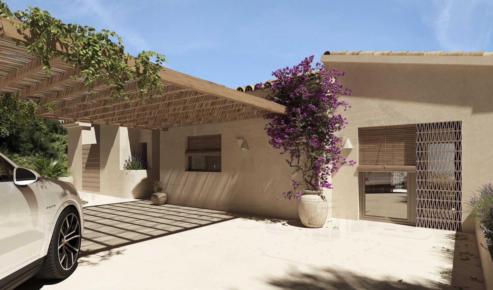 Villa de diseño en Benissa a 800m de La Fustera — 4 dorm. y piscina