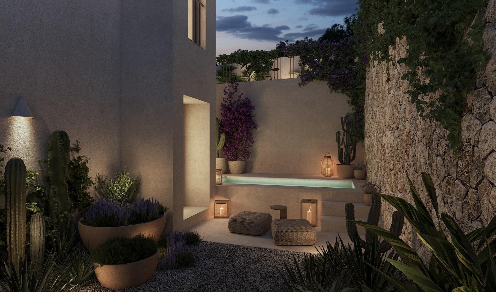 Villa de diseño en Benissa a 800m de La Fustera — 4 dorm. y piscina