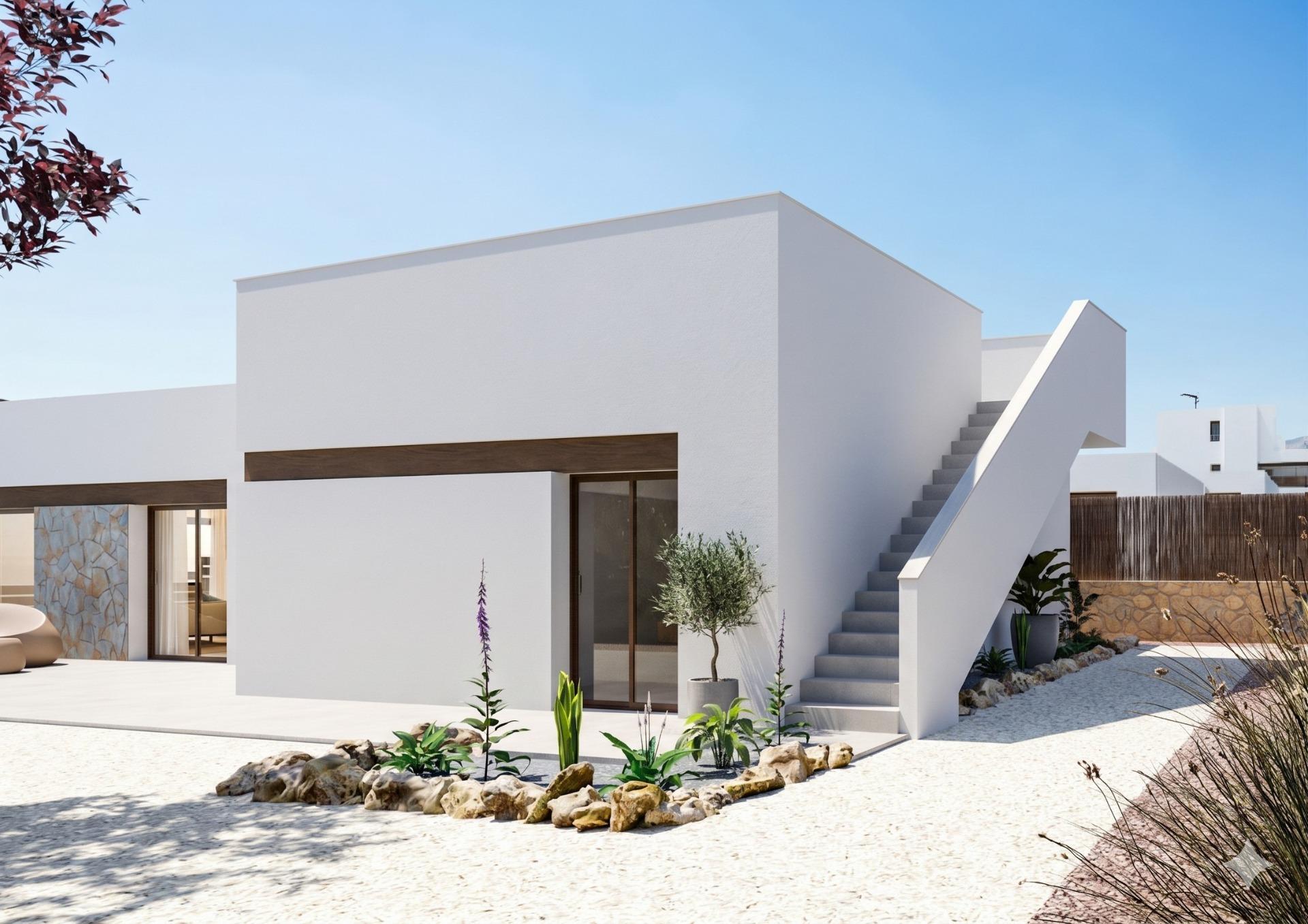 Villa de diseño con piscina privada y vistas panorámicas en Finestrat - 3 dorm.