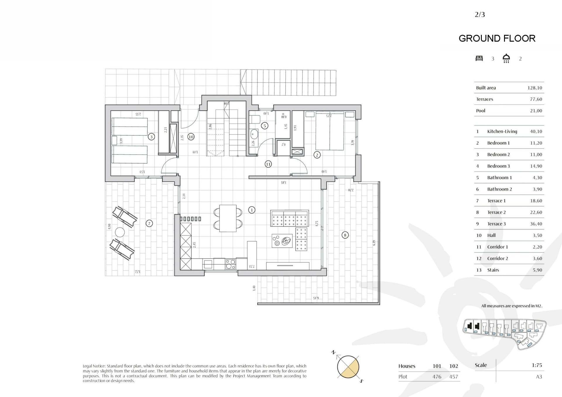 Villa de lujo con piscina y vistas al mar en Finestrat — 3 dorm. y 457m² parcela