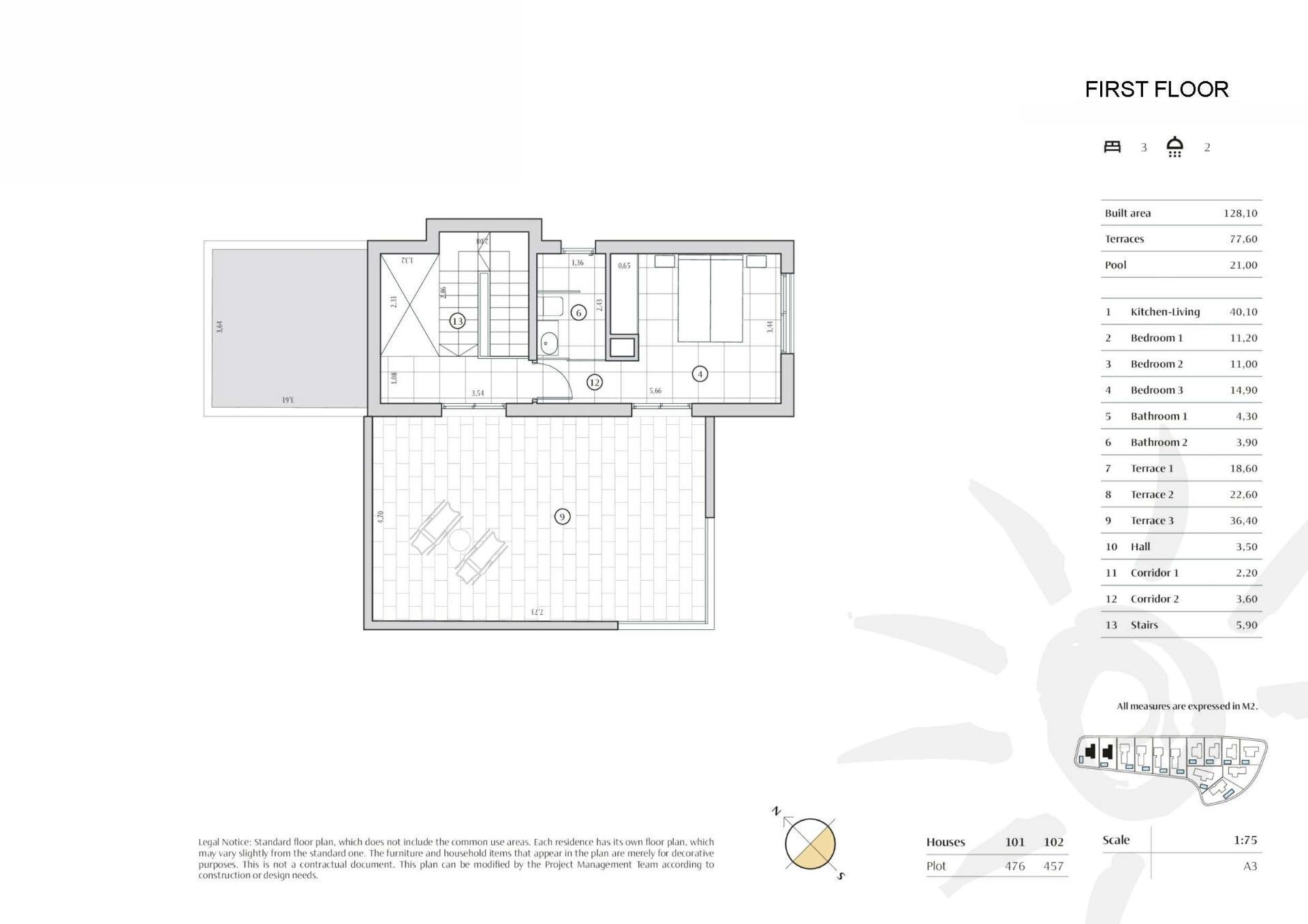 Villa de lujo con piscina y vistas al mar en Finestrat — 3 dorm. y 457m² parcela