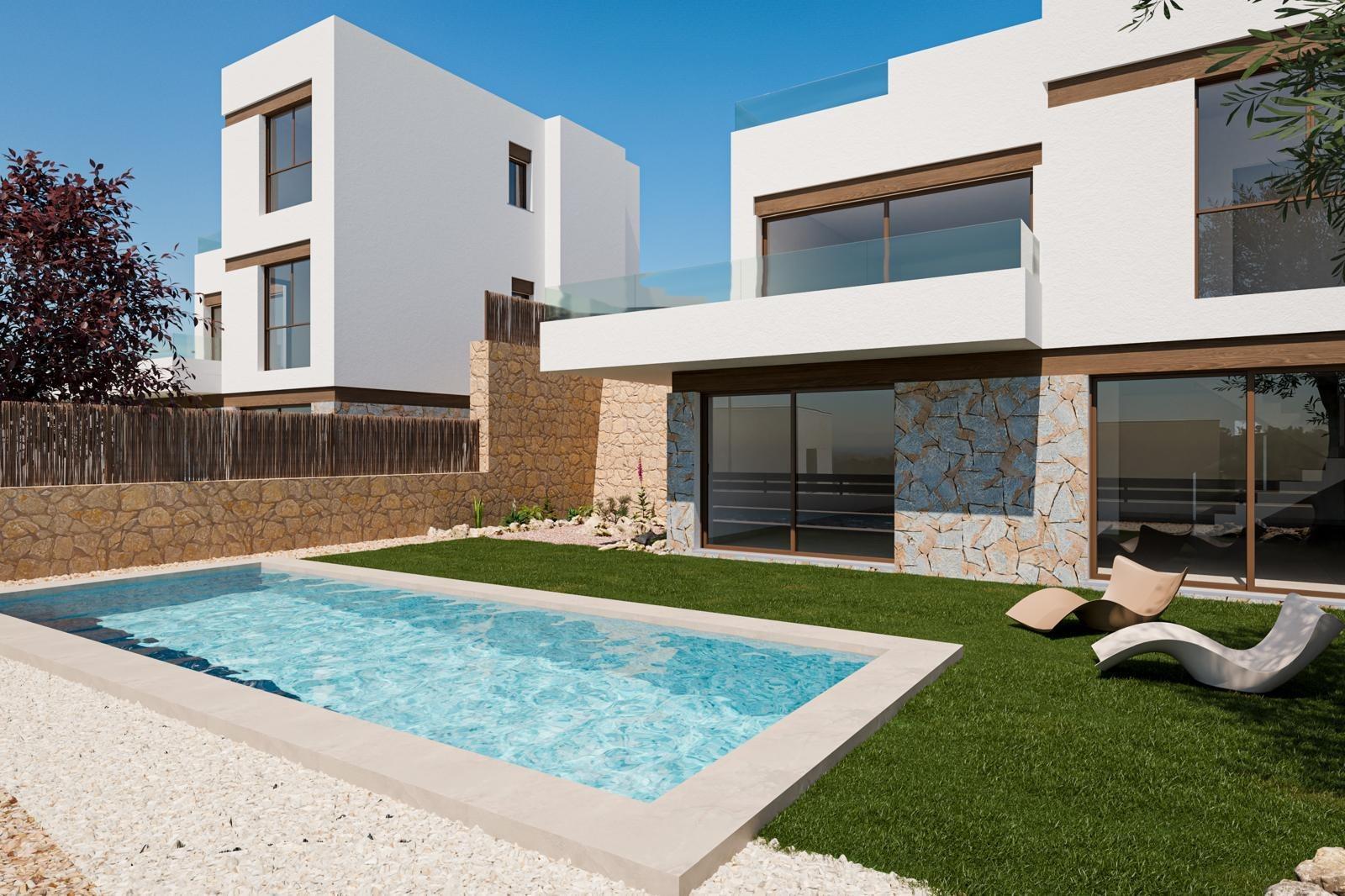 Villa de lujo con piscina y vistas al mar en Finestrat — 3 dorm. y 457m² parcela