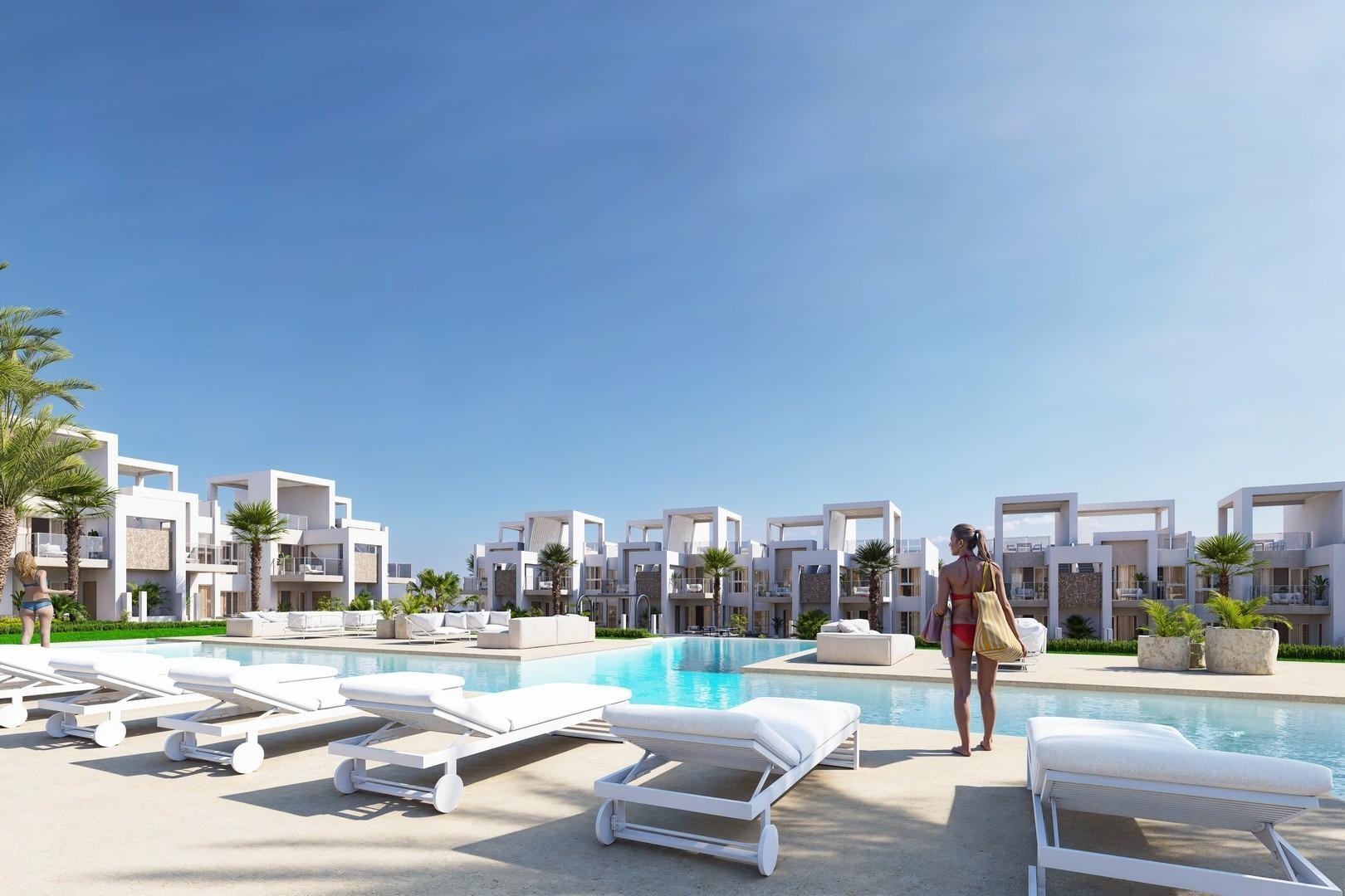 Chalet de obra nueva con piscina privada en Lo Marabú, Ciudad Quesada – 2 dorm.